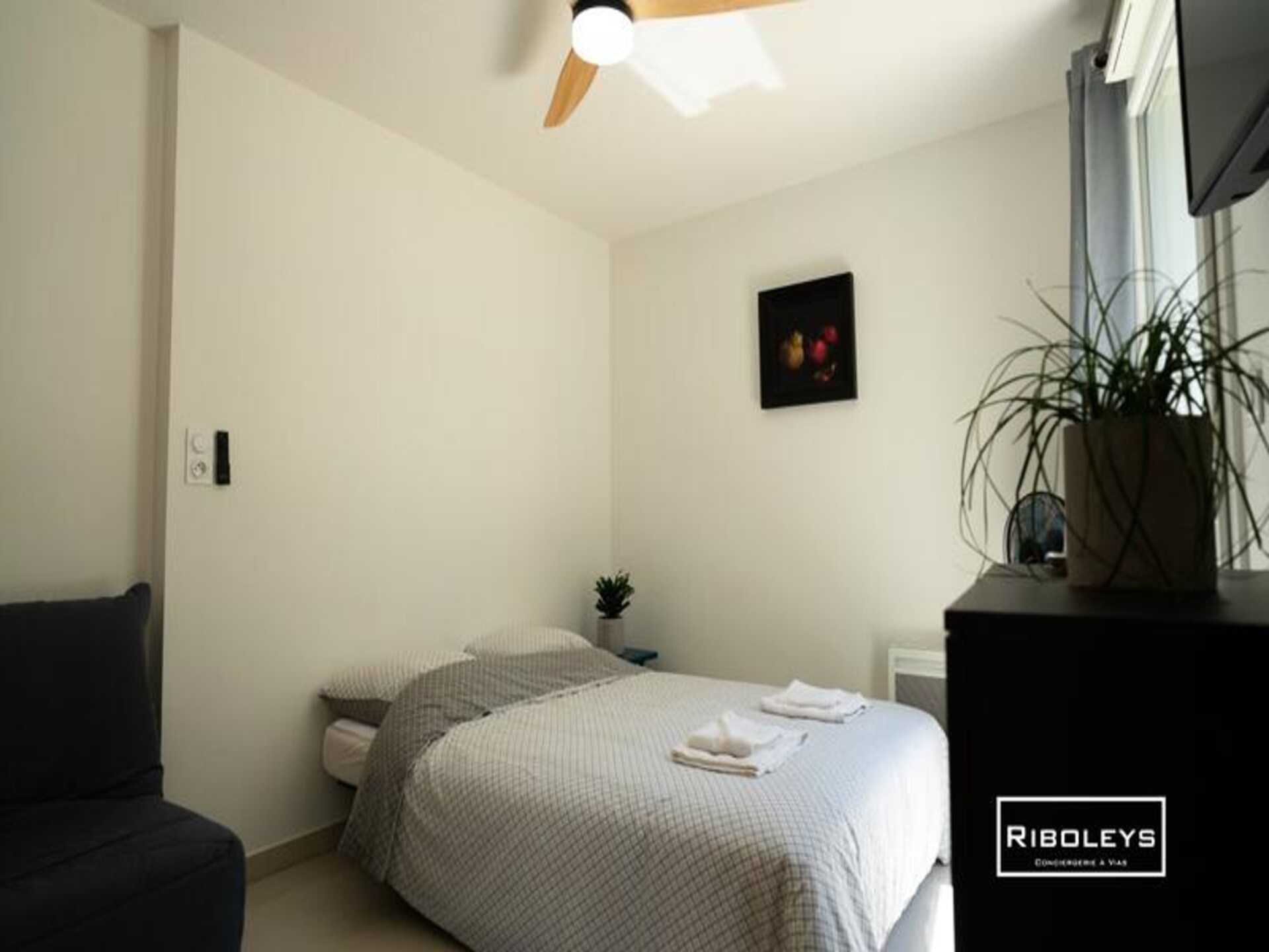 Appartement Vias-plage: 100 meter van strand met eigen tuin - foto 10