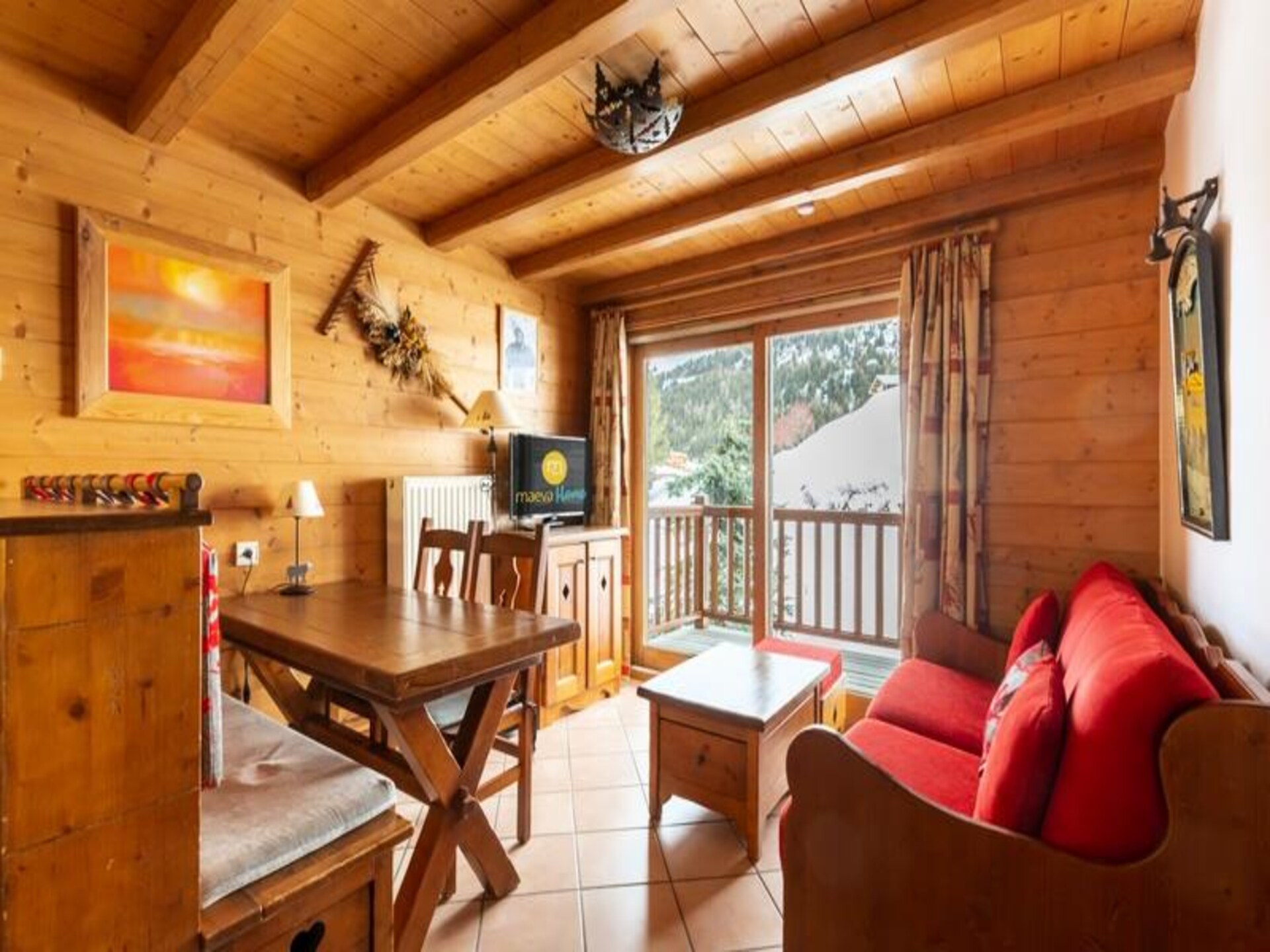 Appartement 6p met uitzicht op Mont Blanc, nabij pistes Arc 1800 - foto 10