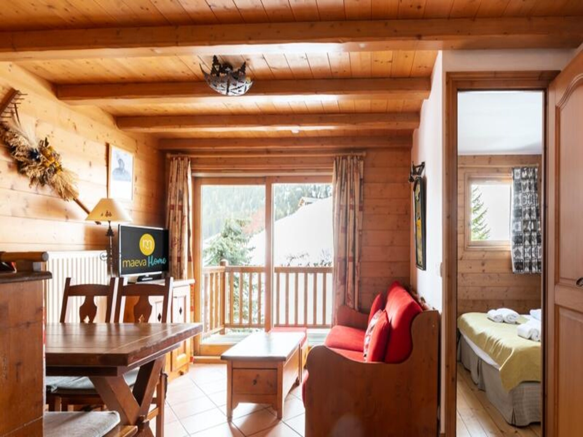Appartement 6p met uitzicht op Mont Blanc, nabij pistes Arc 1800 - foto 12