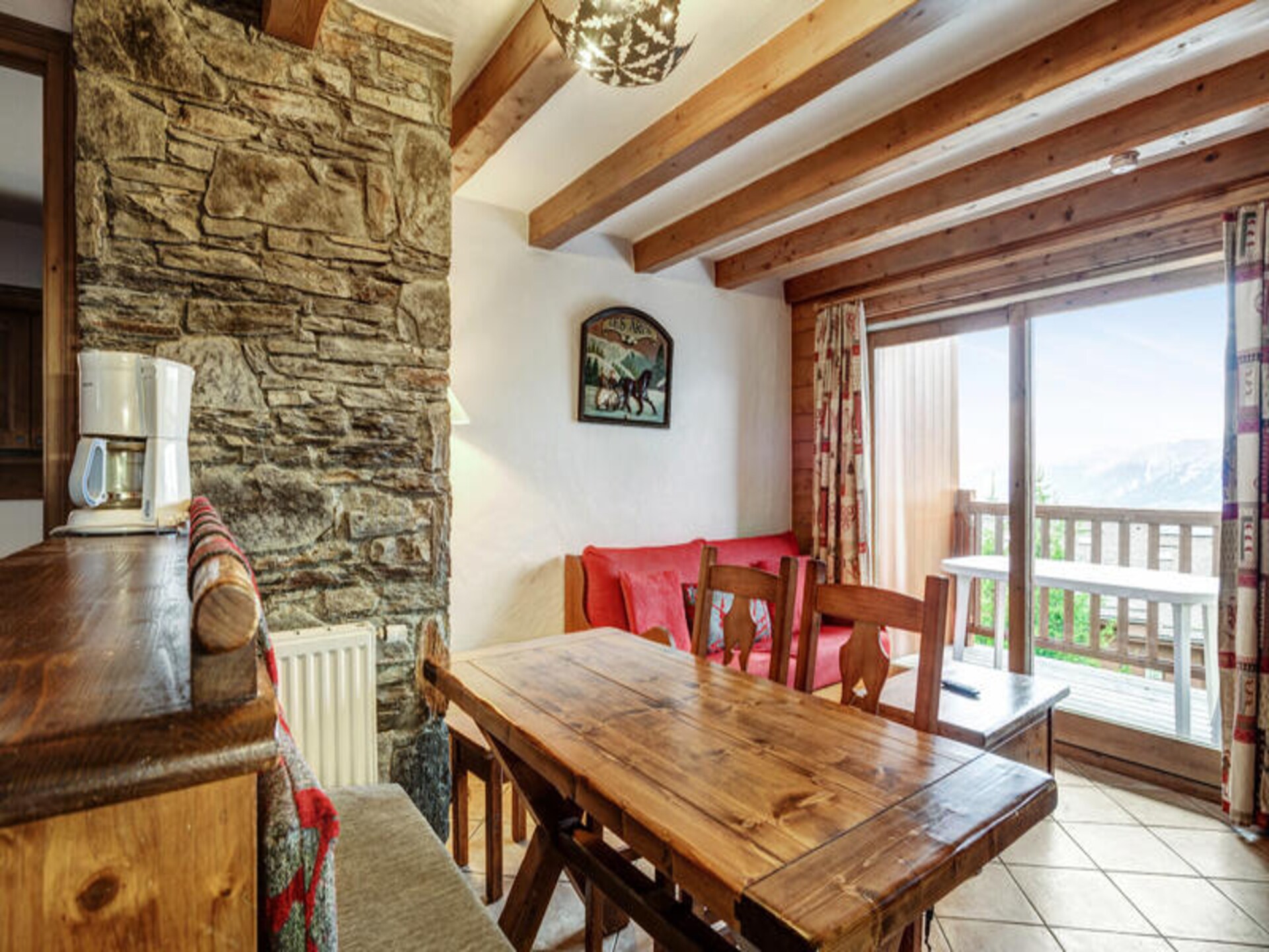 Ski-in/ski-out appartement in Arc 1800 met zwembad, sauna en uitzicht op Mont Blanc - foto 12