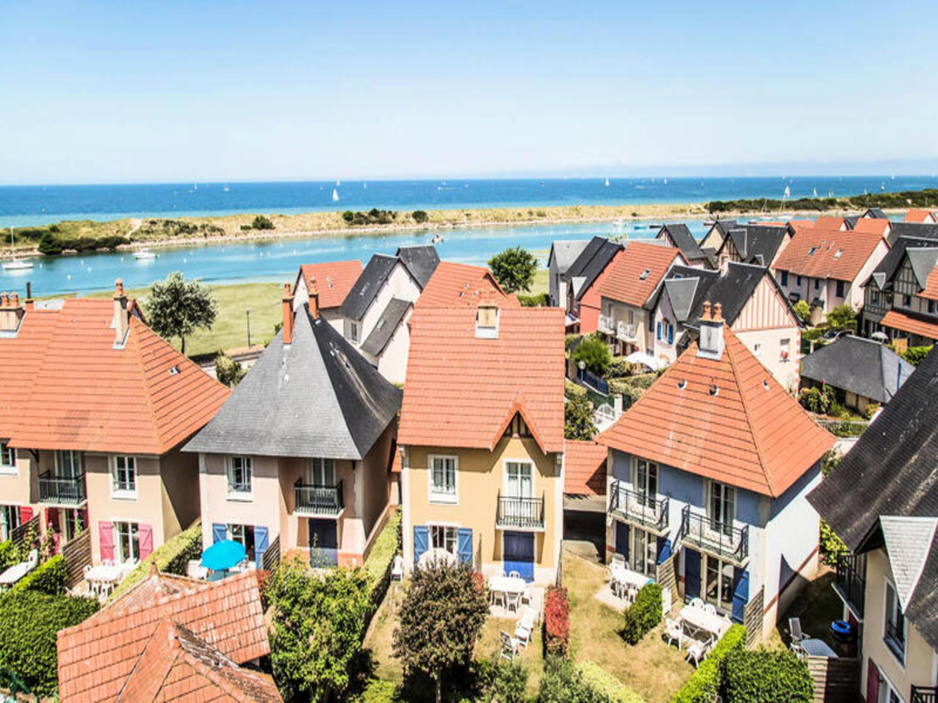 Knusse waterfront studio in Dives-sur-Mer, 300m van het strand - foto 5