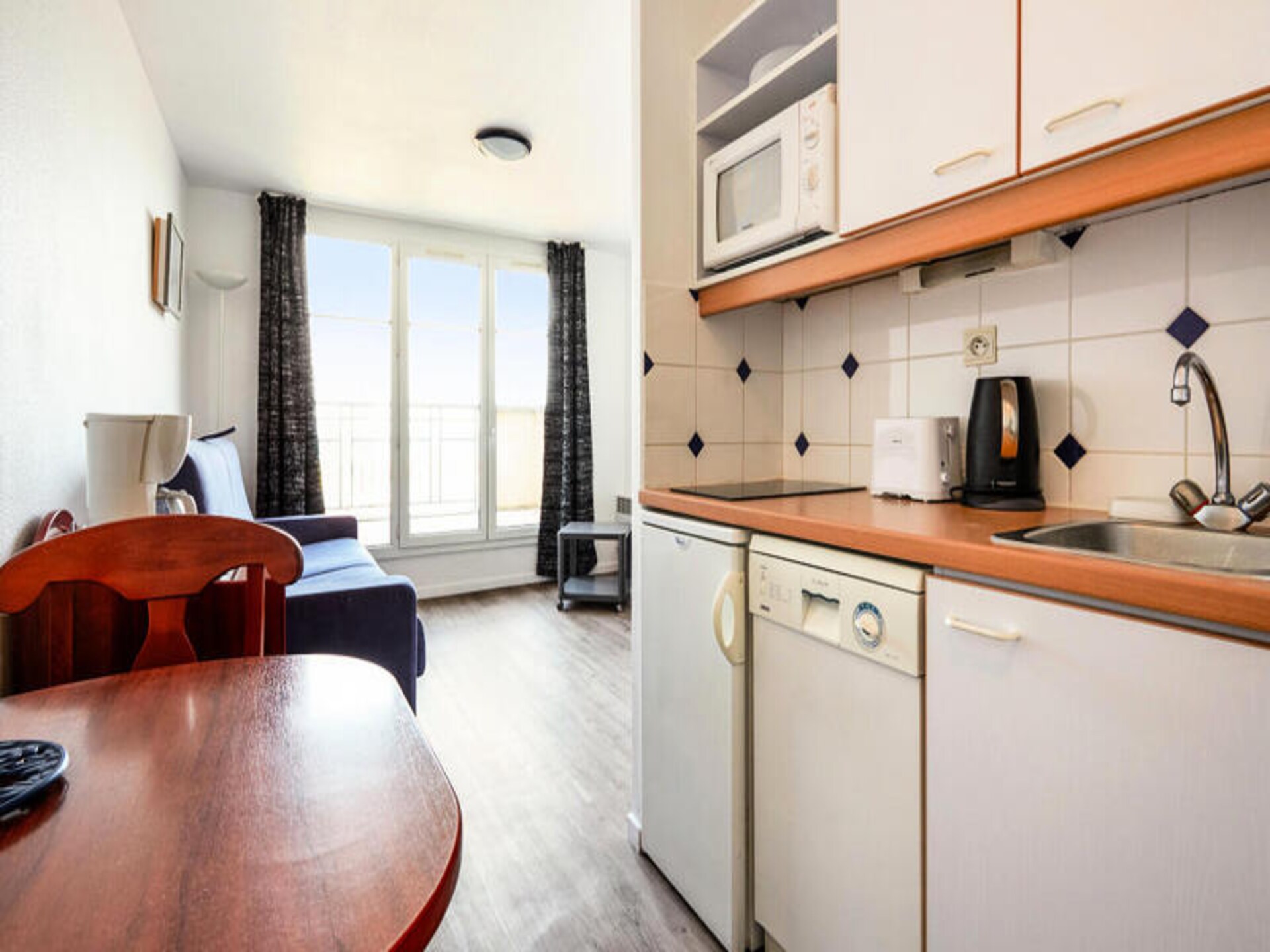 Knusse waterfront studio in Dives-sur-Mer, 300m van het strand - foto 11