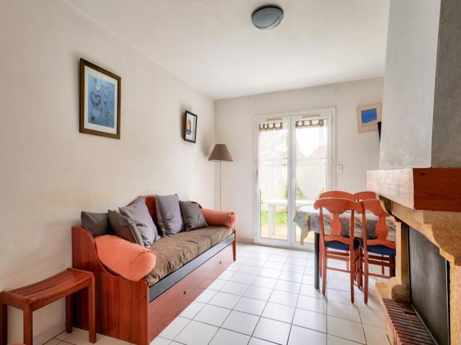 Kleurrijk duplex appartement nabij strand Cabourg & Houlgate met tuin - foto 9