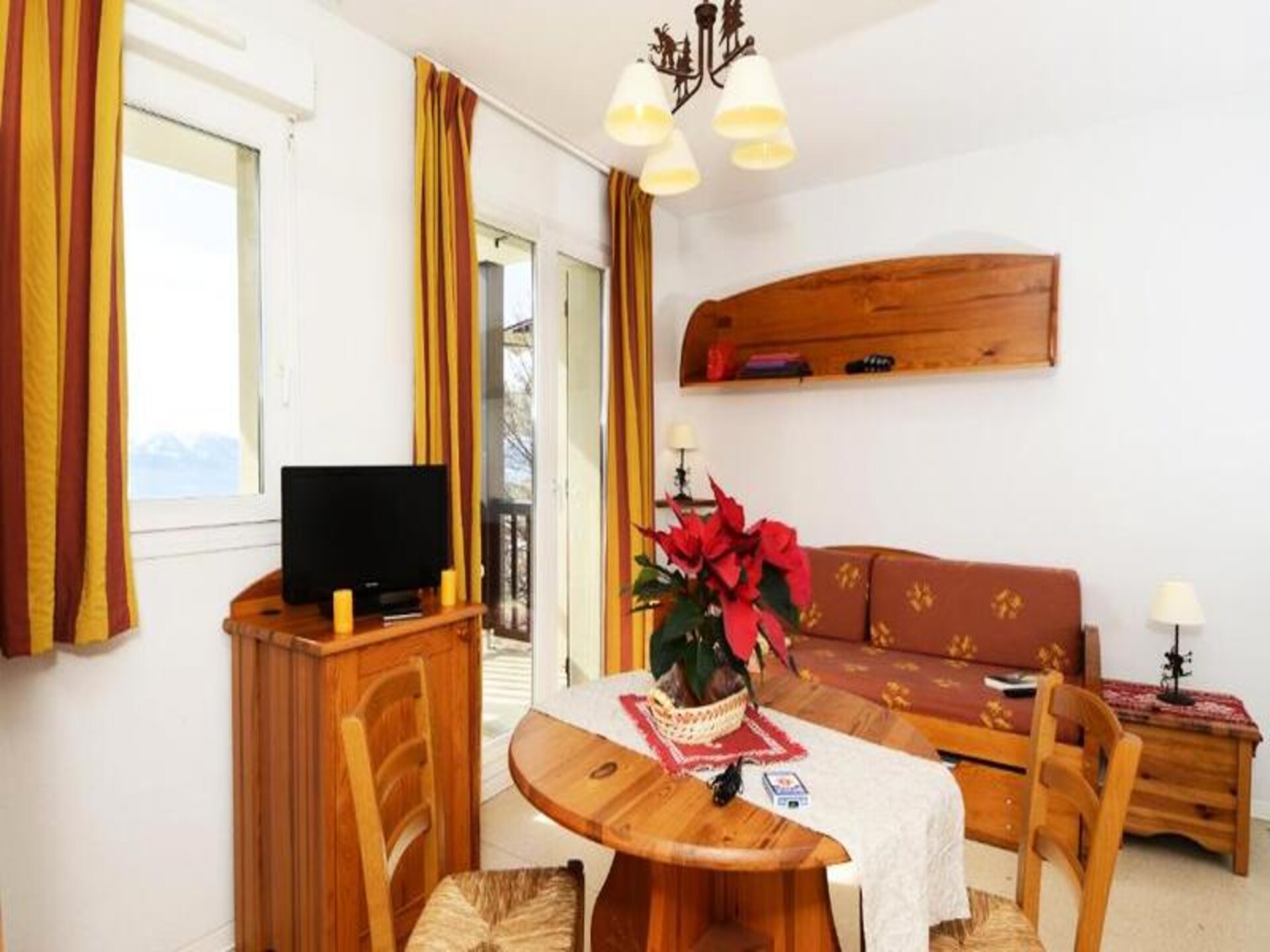 Zonnige studio in Font Romeu met zwembad en uitzicht op de Pyreneeën - foto 12