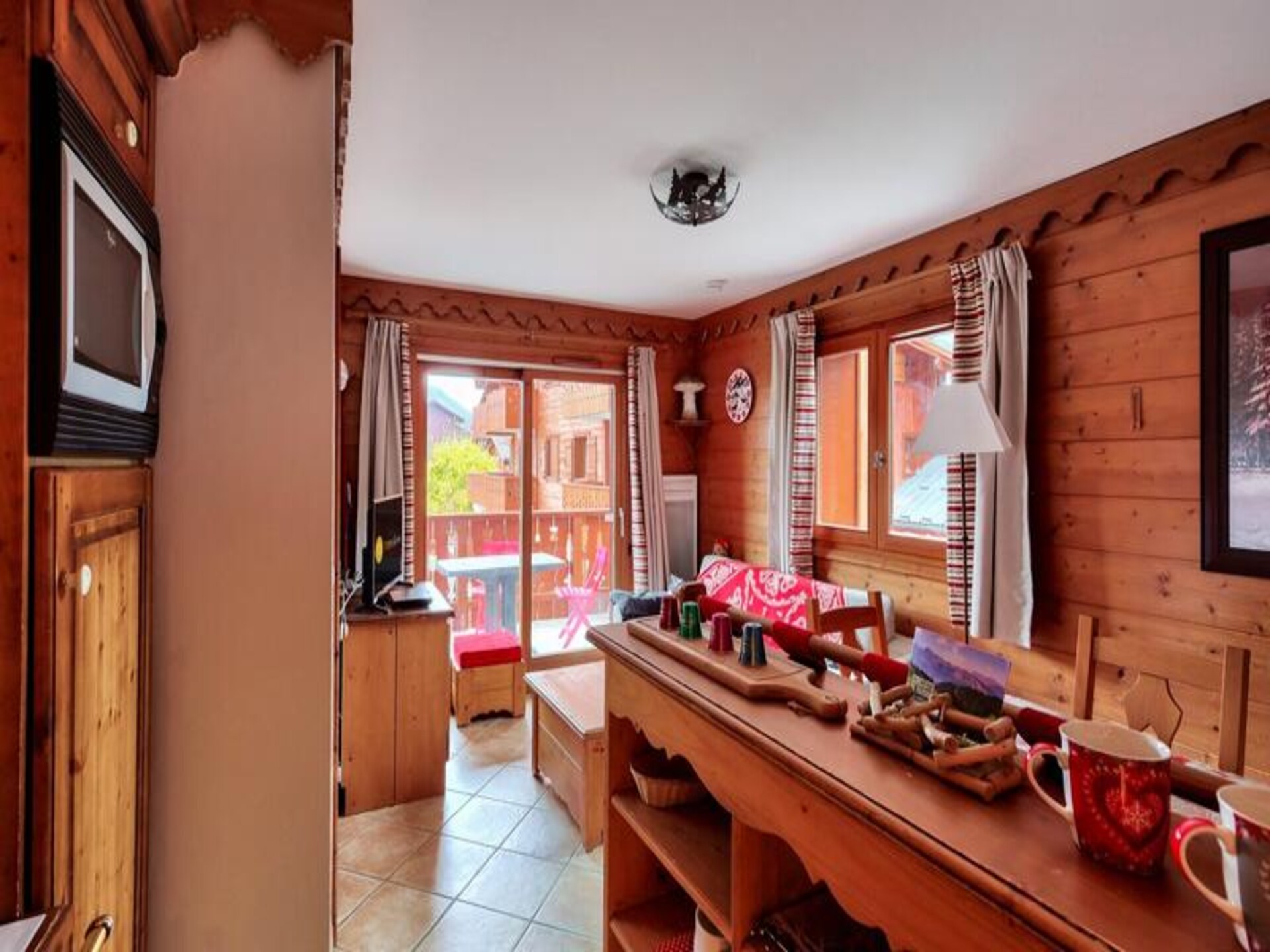 Gezellig appartement in Résidence Les Fermes du Soleil, dichtbij pistes Arâches-la-Frasse - foto 19