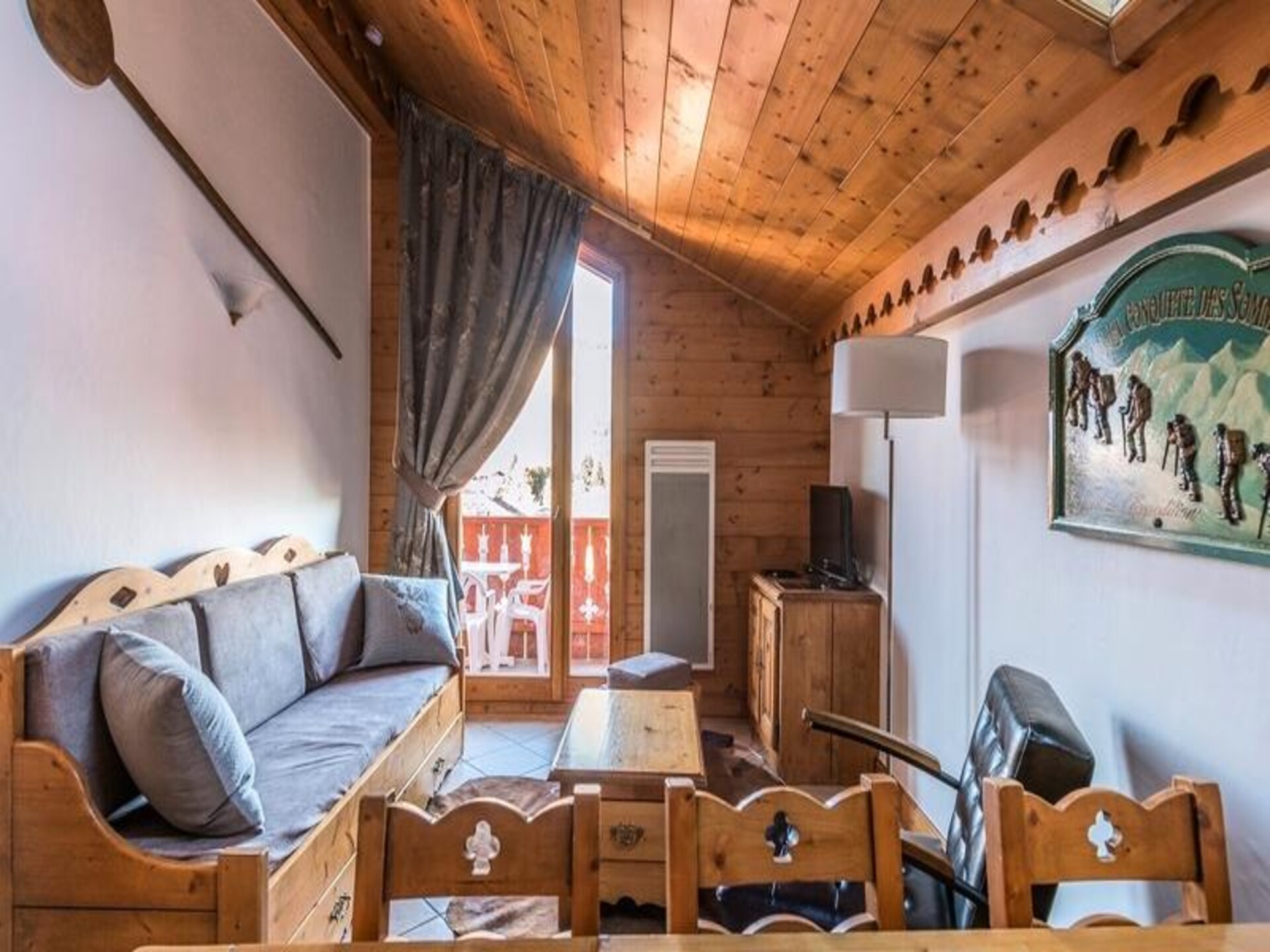 Authentiek chalet-appartement voor 7 personen met zwembad en sauna in Arâches - foto 15