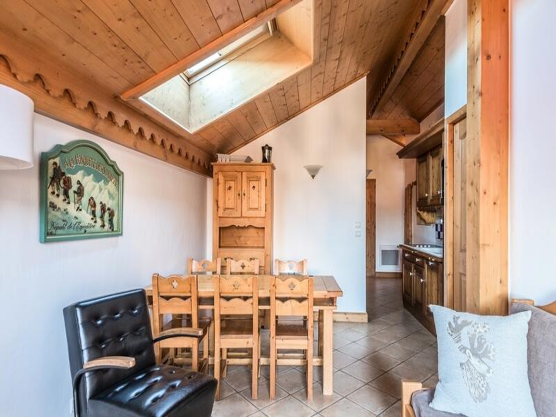 Authentiek chalet-appartement voor 7 personen met zwembad en sauna in Arâches - foto 18