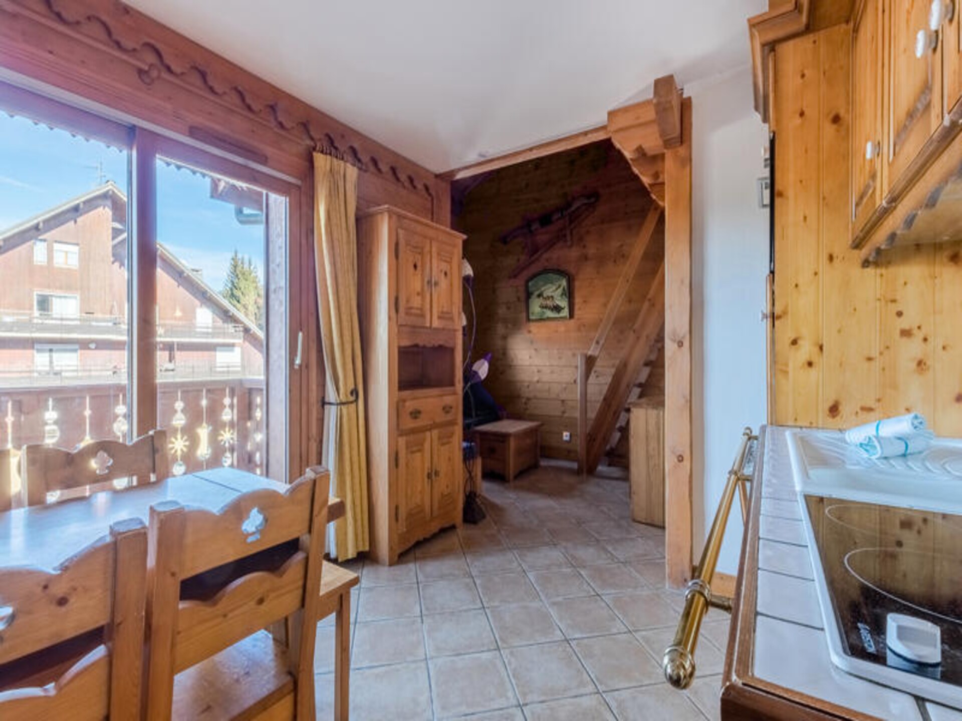 Knus chalet-appartement 6p met zwembad & sauna vlakbij de pistes in Carroz - foto 15