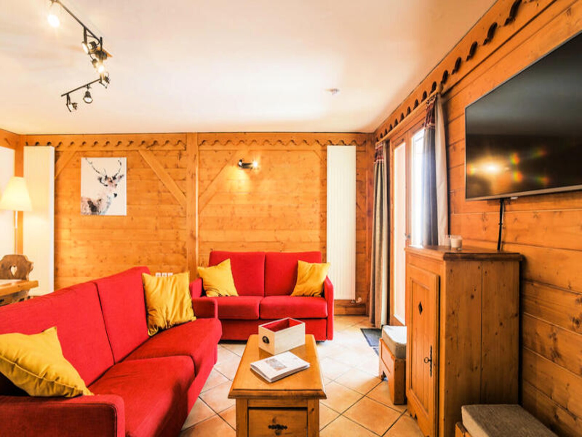 Appartement 6 pers. in Les Menuires met zwembad, sauna en uitzicht op de Alpen - foto 4