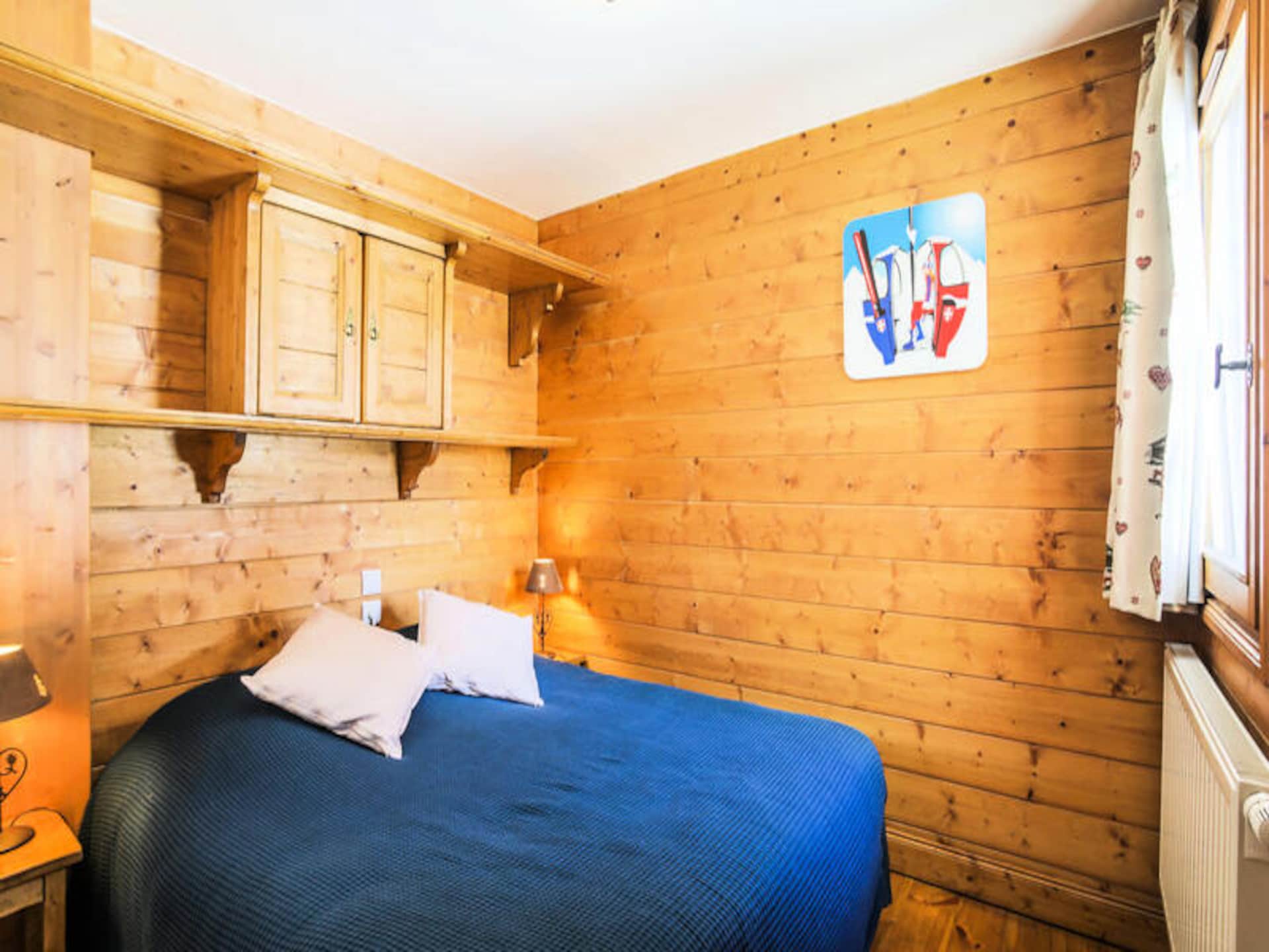 Appartement 6 pers. in Les Menuires met zwembad, sauna en uitzicht op de Alpen - foto 8