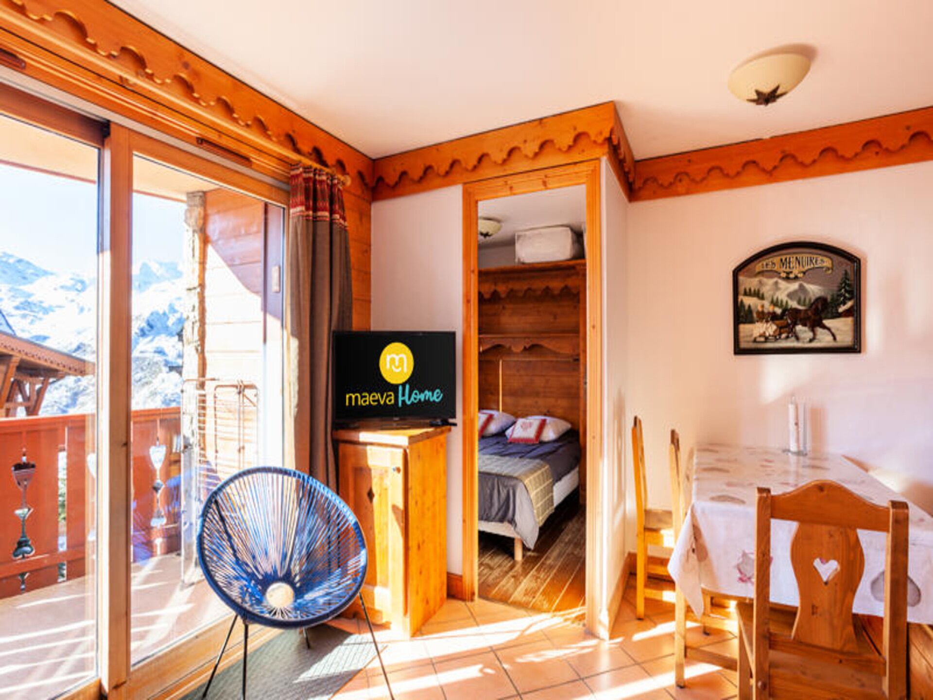 Appartement 6p in Les Menuires met zwembad, sauna en directe toegang tot 3 Vallées - foto 11