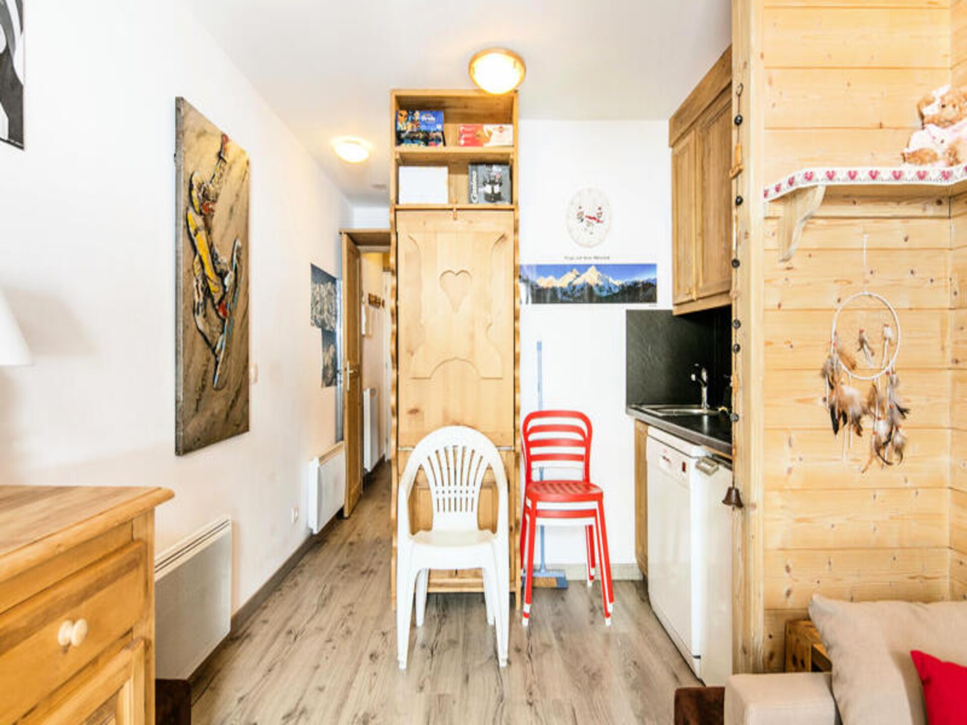 Knus studio-appartement op 50m van de piste in Méribel-Mottaret - foto 6