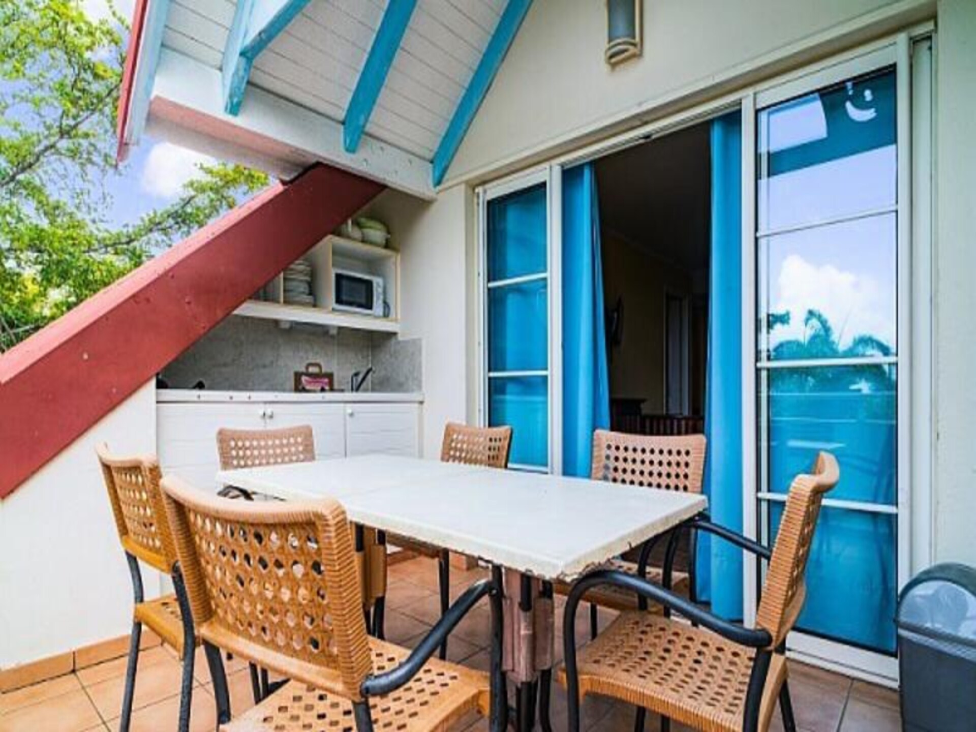 Licht appartement op 100m van het strand in Sainte-Anne voor 6 personen - foto 13