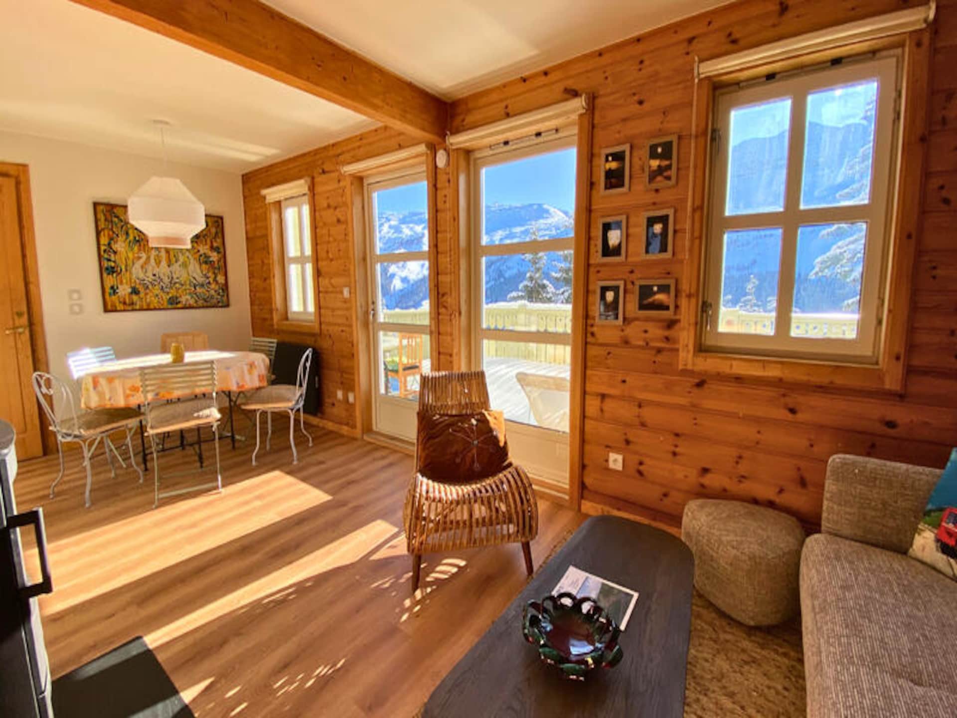 Ruim appartement in Flaine met uitzicht op de bergen - foto 16