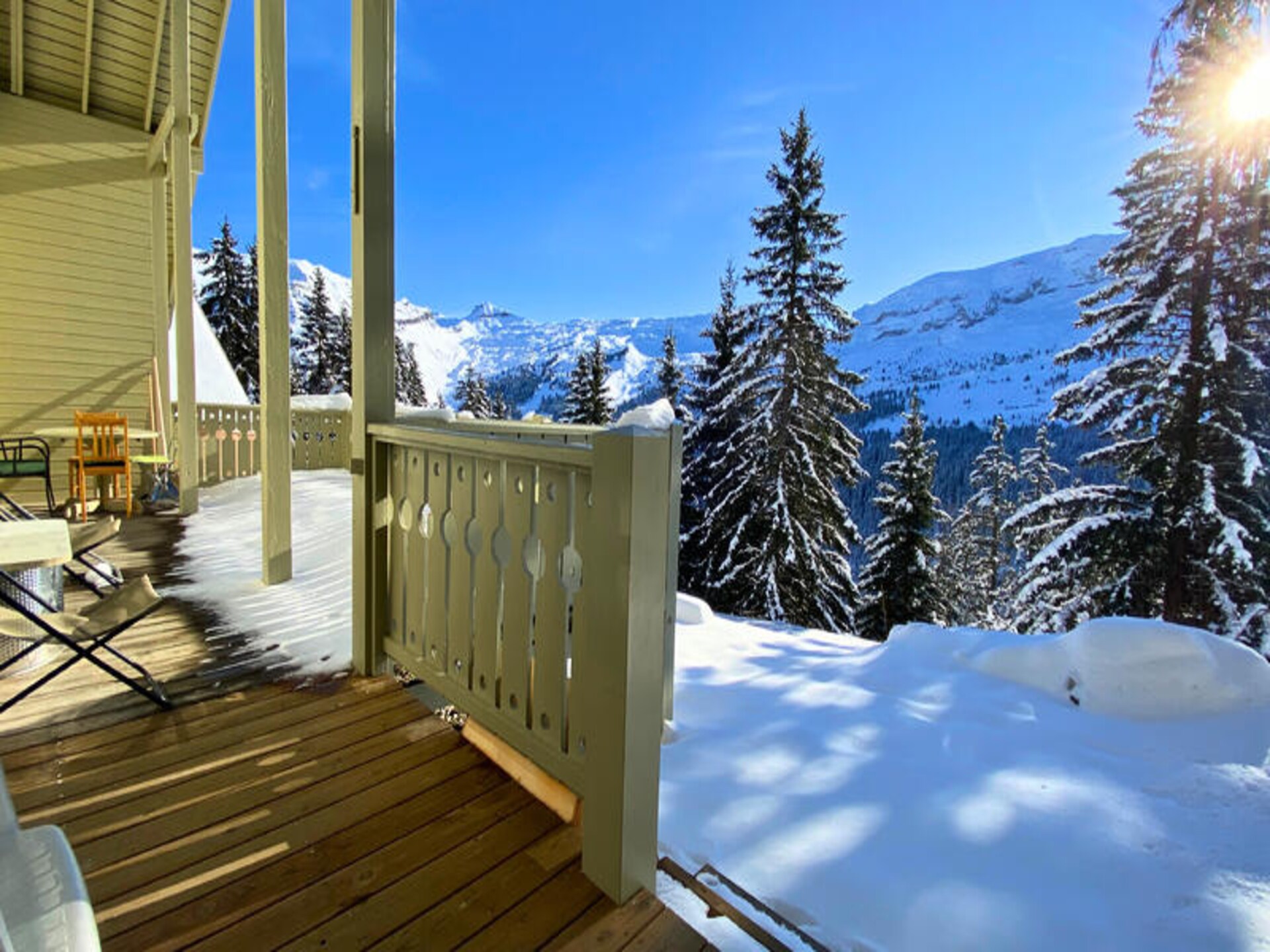 Ruim appartement in Flaine met uitzicht op de bergen - foto 33