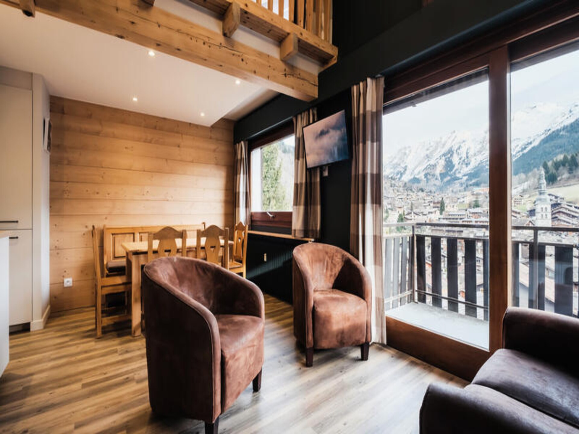 Appartement 7p nabij skipiste Riffroids met uitzicht op La Clusaz - foto 10