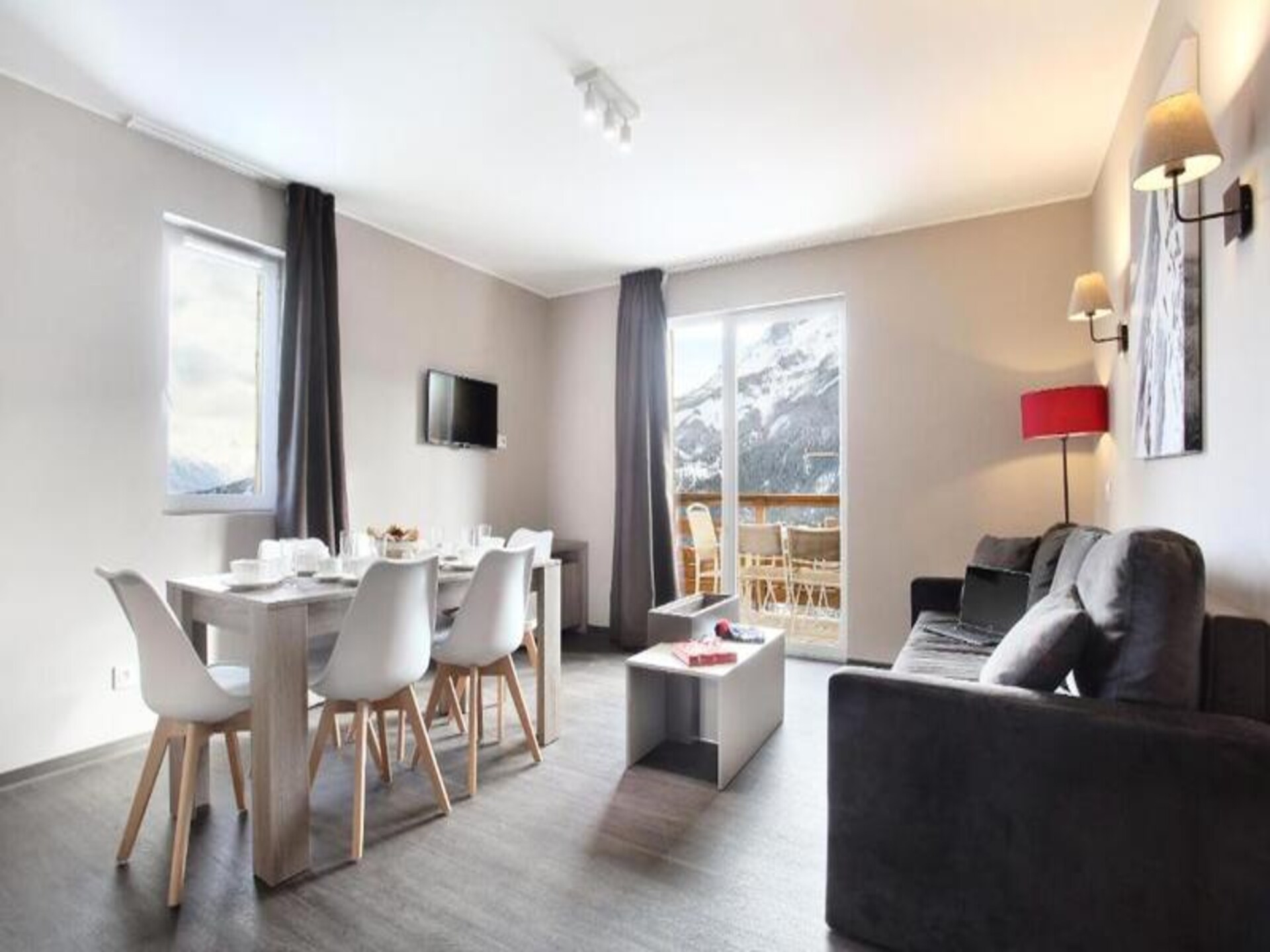 Ruim appartement voor 6 personen in Pra Loup met zwembad en bergzicht - foto 8