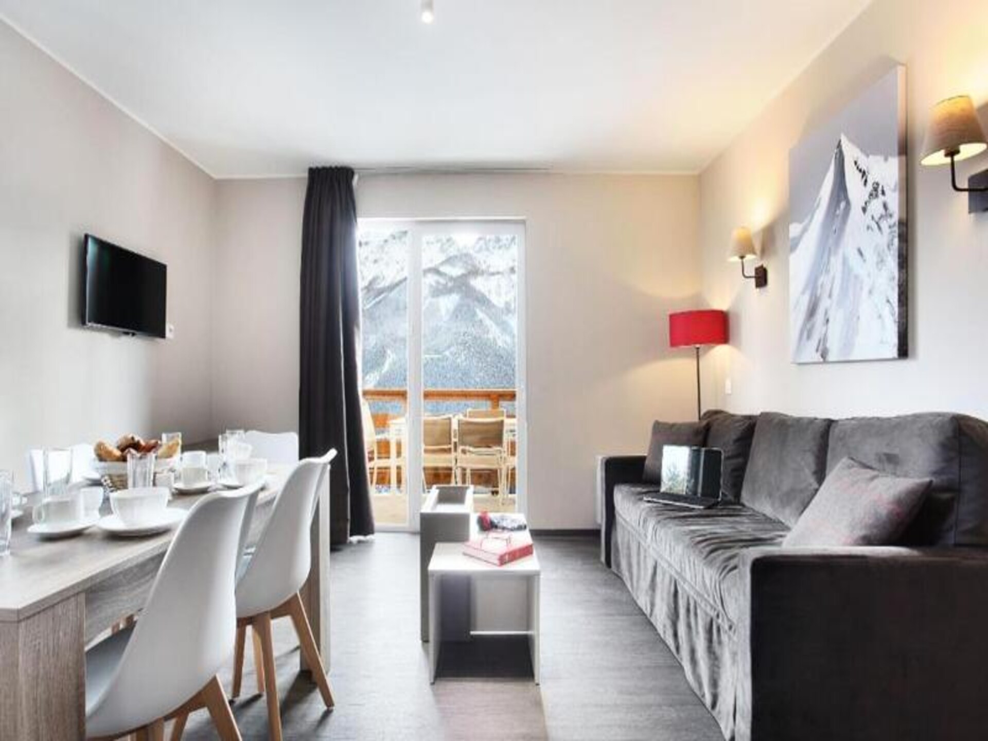 Ruim appartement voor 6 personen in Pra Loup met zwembad en bergzicht - foto 11