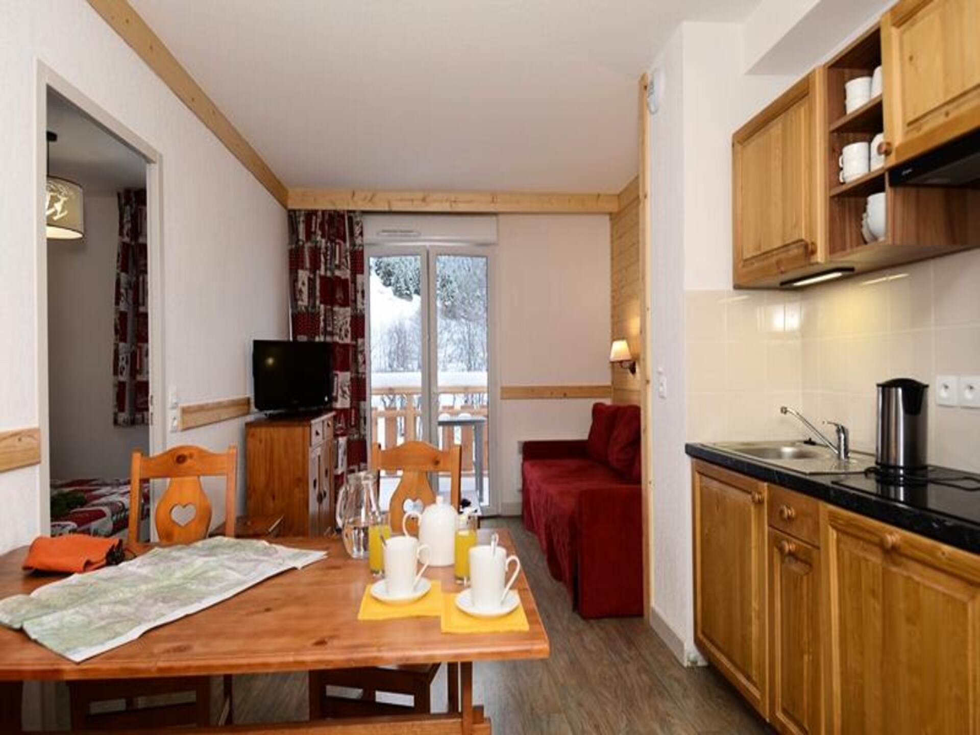 Authentiek bergappartement voor 6 in Saint Sorlin d'Arves met zwembad - foto 10