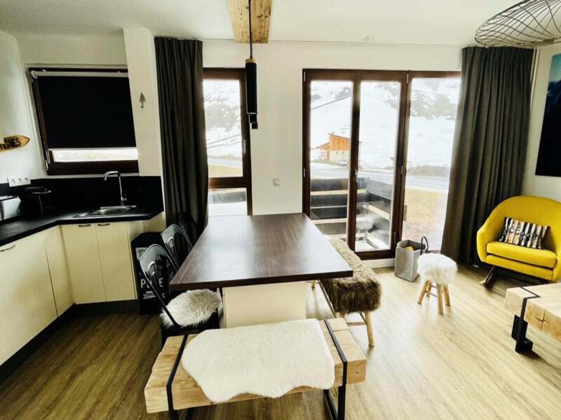 Rustiek appartement in Tignes Chartreux, vlakbij de piste voor 5 personen - foto 5