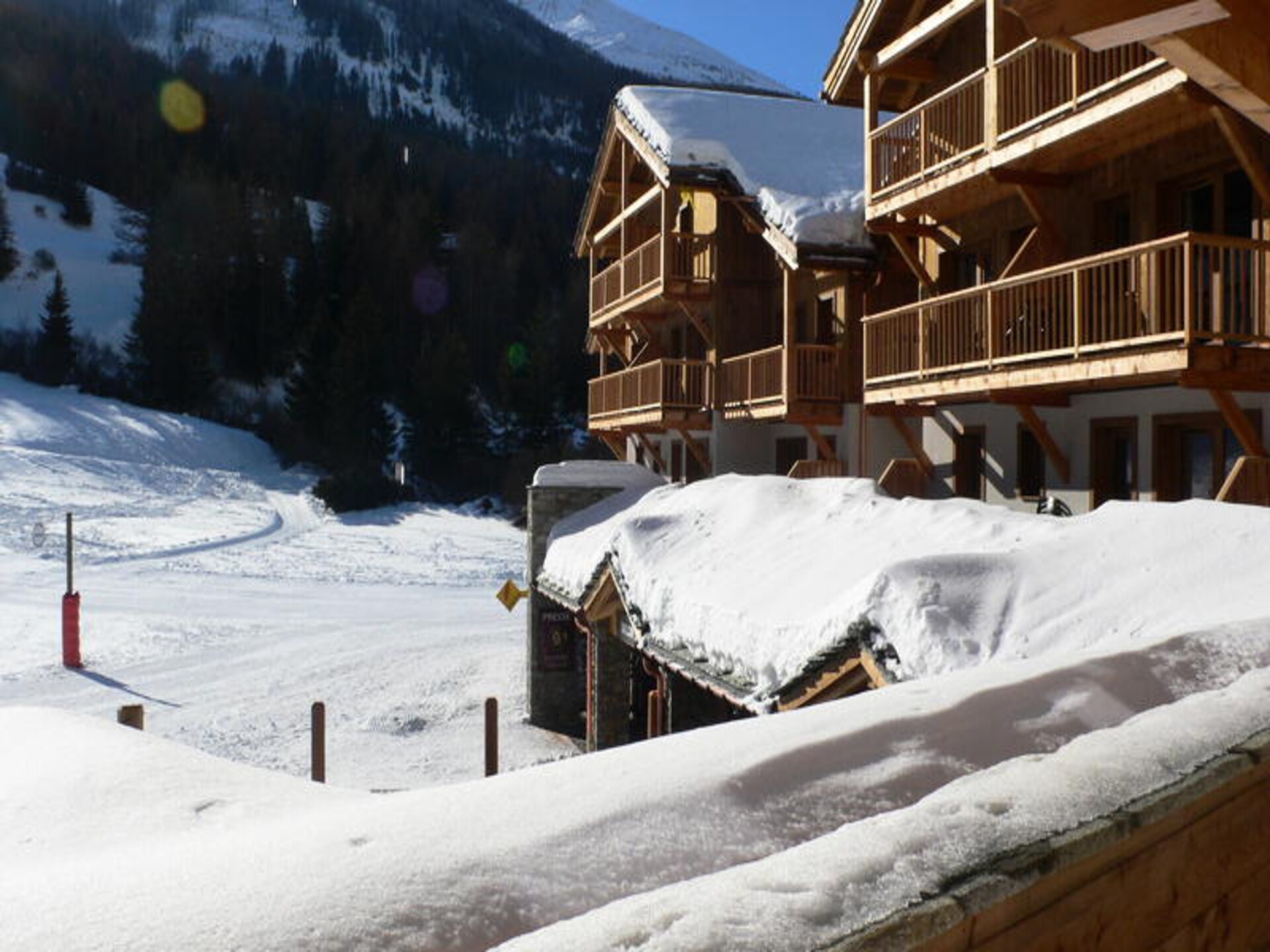 Appartement Val-Cenis: direct aan de piste, 6 personen, balkon zuidoost - foto 5