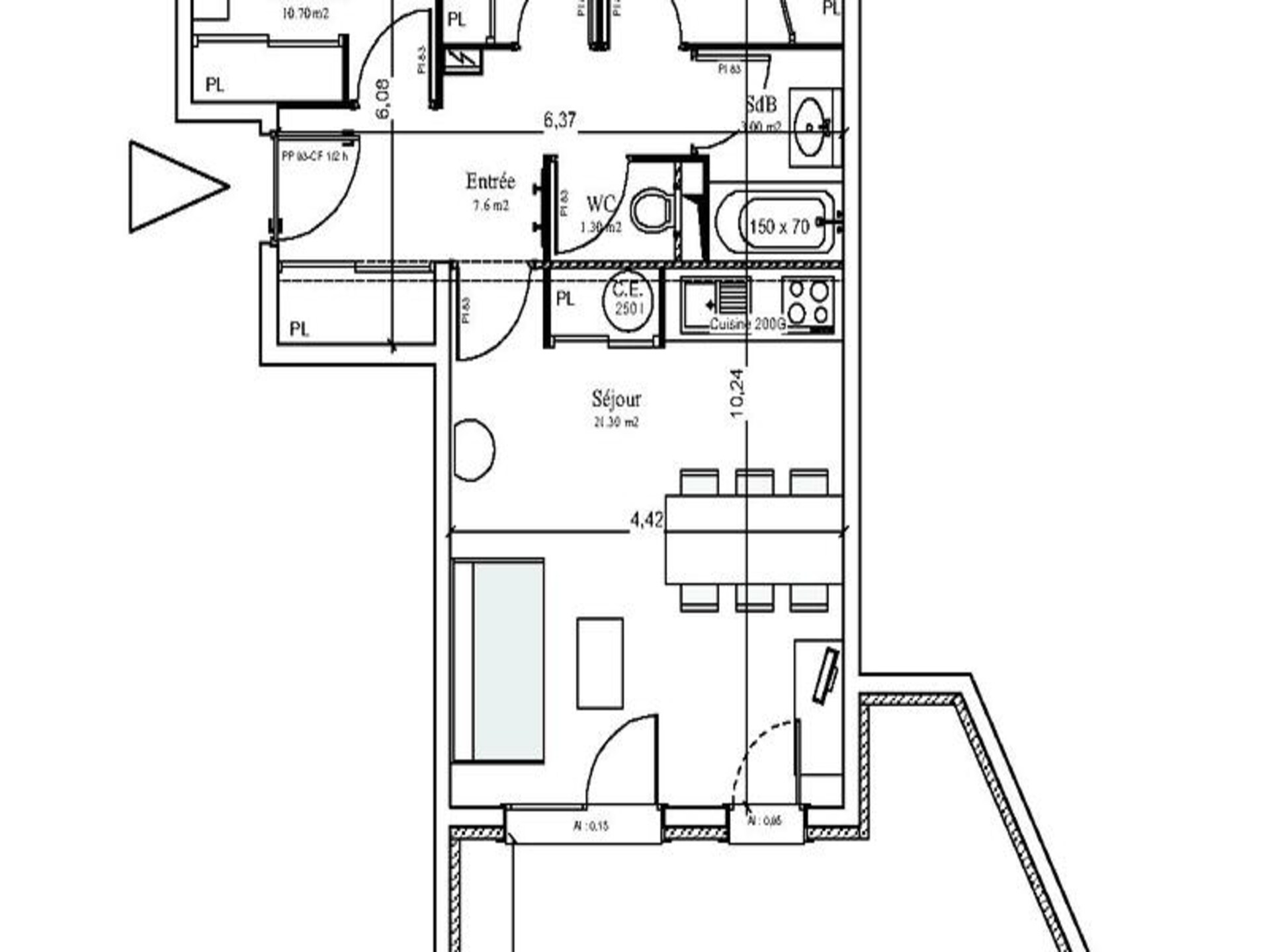 Appartement Val-Cenis: direct aan de piste, 6 personen, balkon zuidoost - foto 17