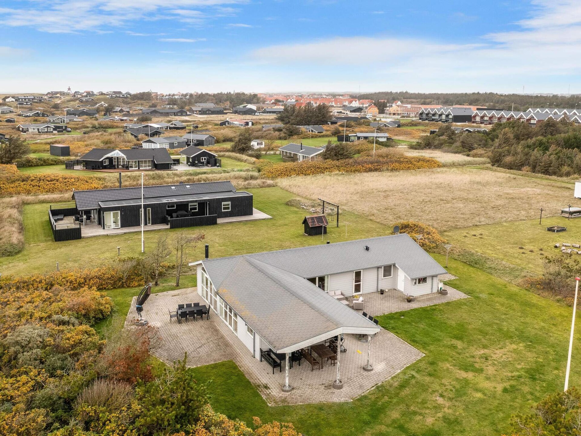 Licht, vrijstaand vakantiehuis op 600m van de zee bij Løkken - foto 10