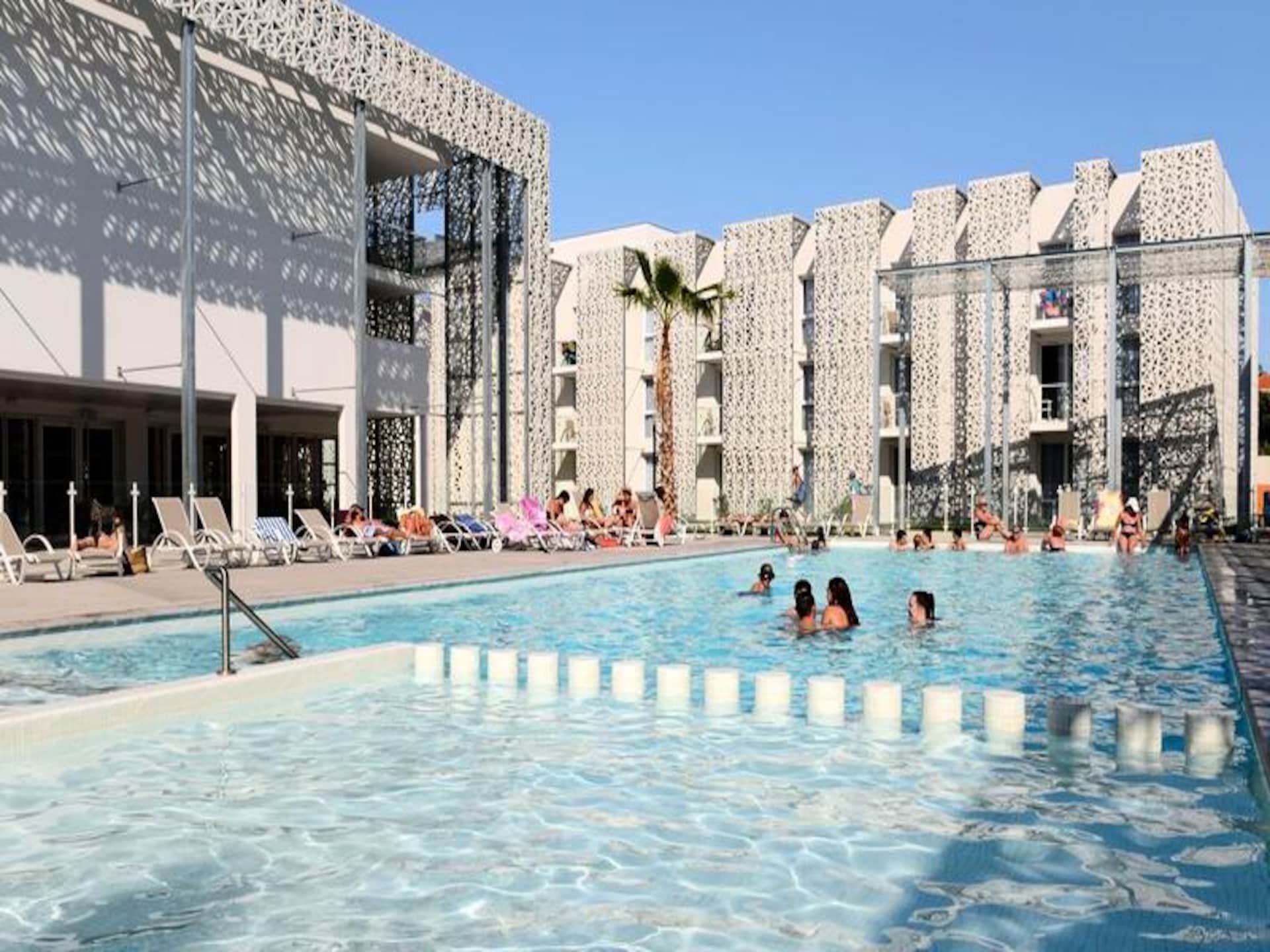 Duplex voor 6 personen bij het strand van Cap d'Agde met zwembad en wellness - foto 7