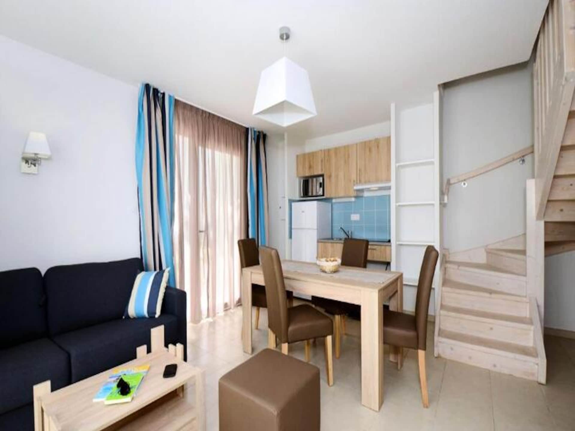 Duplex voor 6 personen bij het strand van Cap d'Agde met zwembad en wellness - foto 12