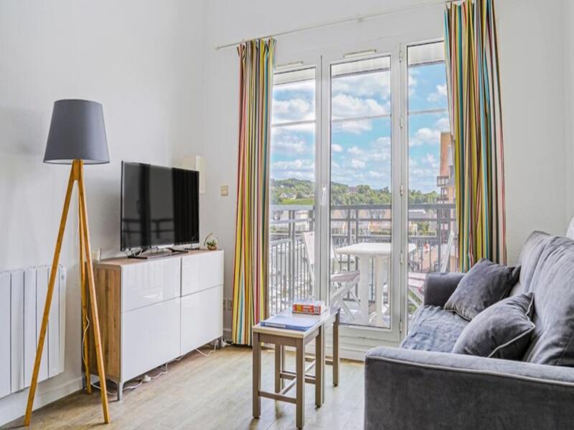 Licht duplex appartement aan de haven van Dives-sur-Mer, vlakbij strand - foto 8