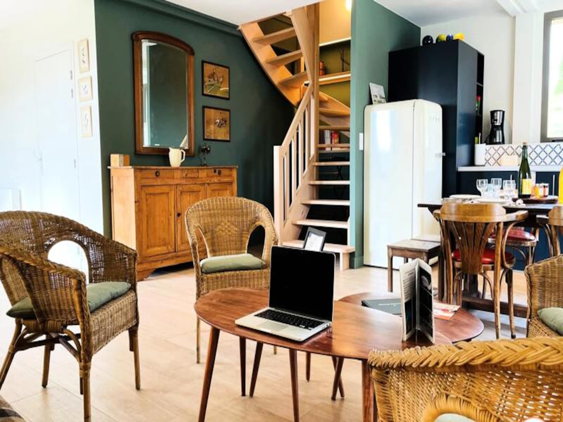 La Hulotte: Ruim appartement voor 6 in de Normandische campagne bij Pennedepie - foto 5