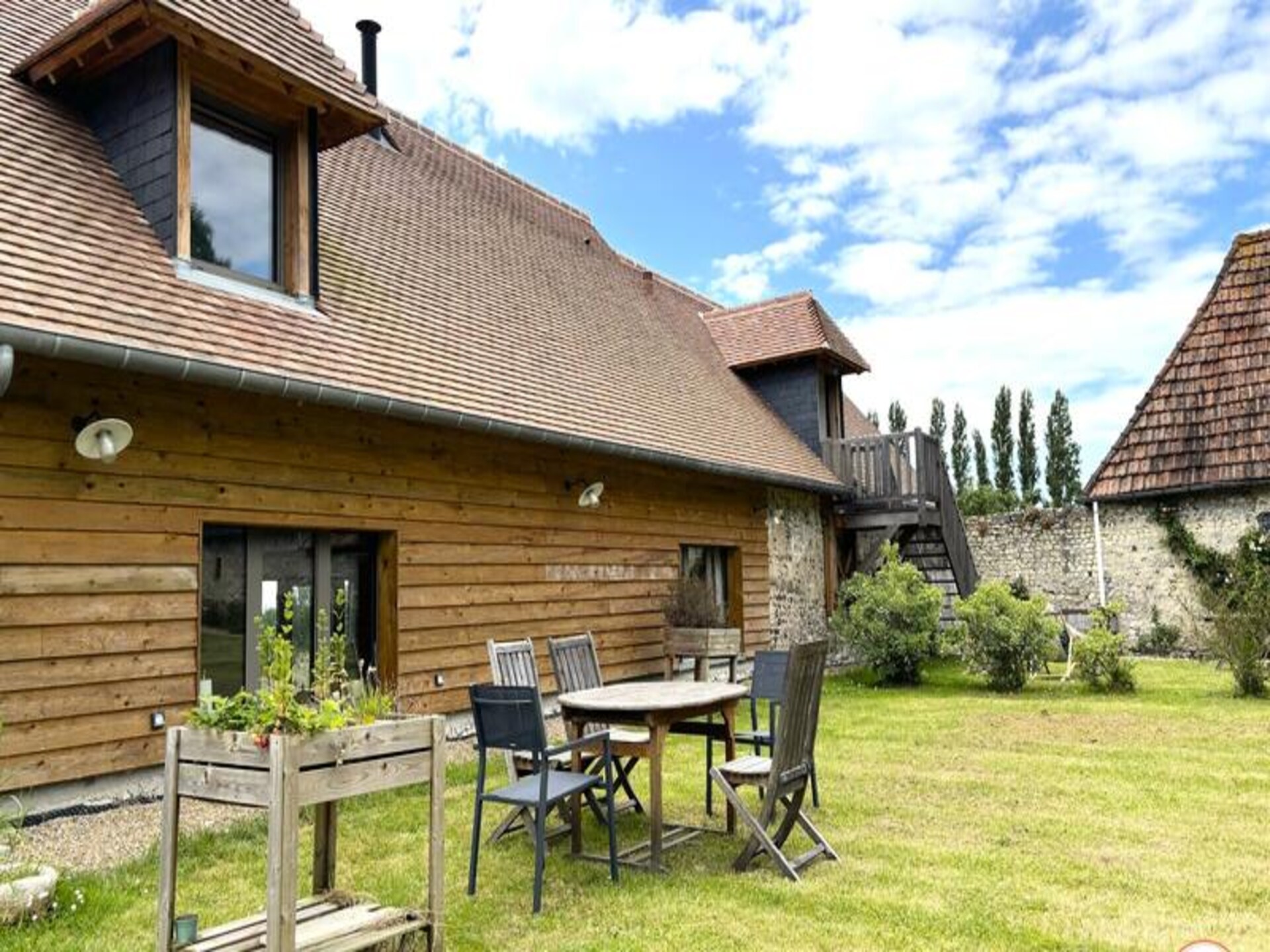La Hulotte: Ruim appartement voor 6 in de Normandische campagne bij Pennedepie - foto 8