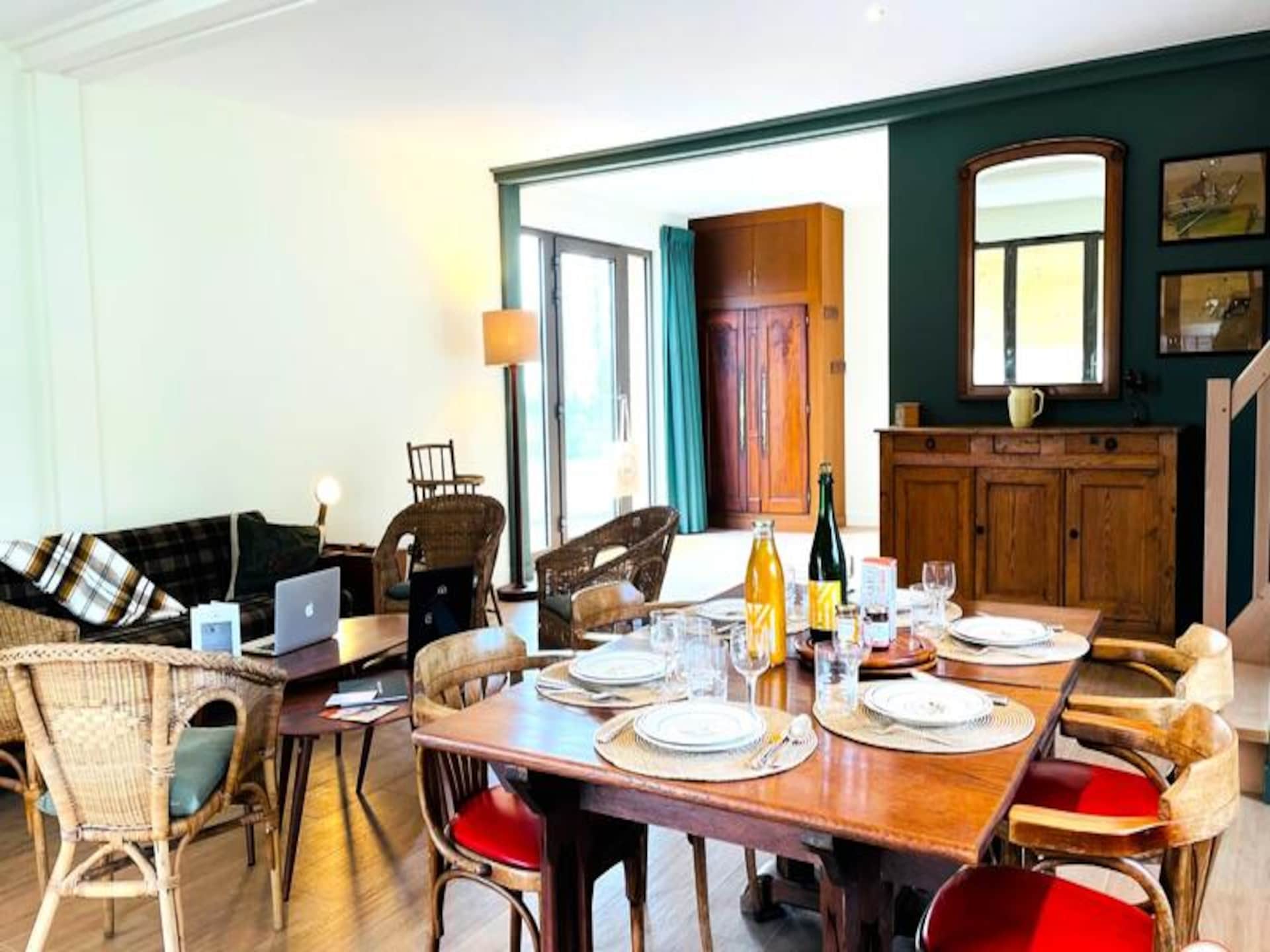 La Hulotte: Ruim appartement voor 6 in de Normandische campagne bij Pennedepie - foto 9