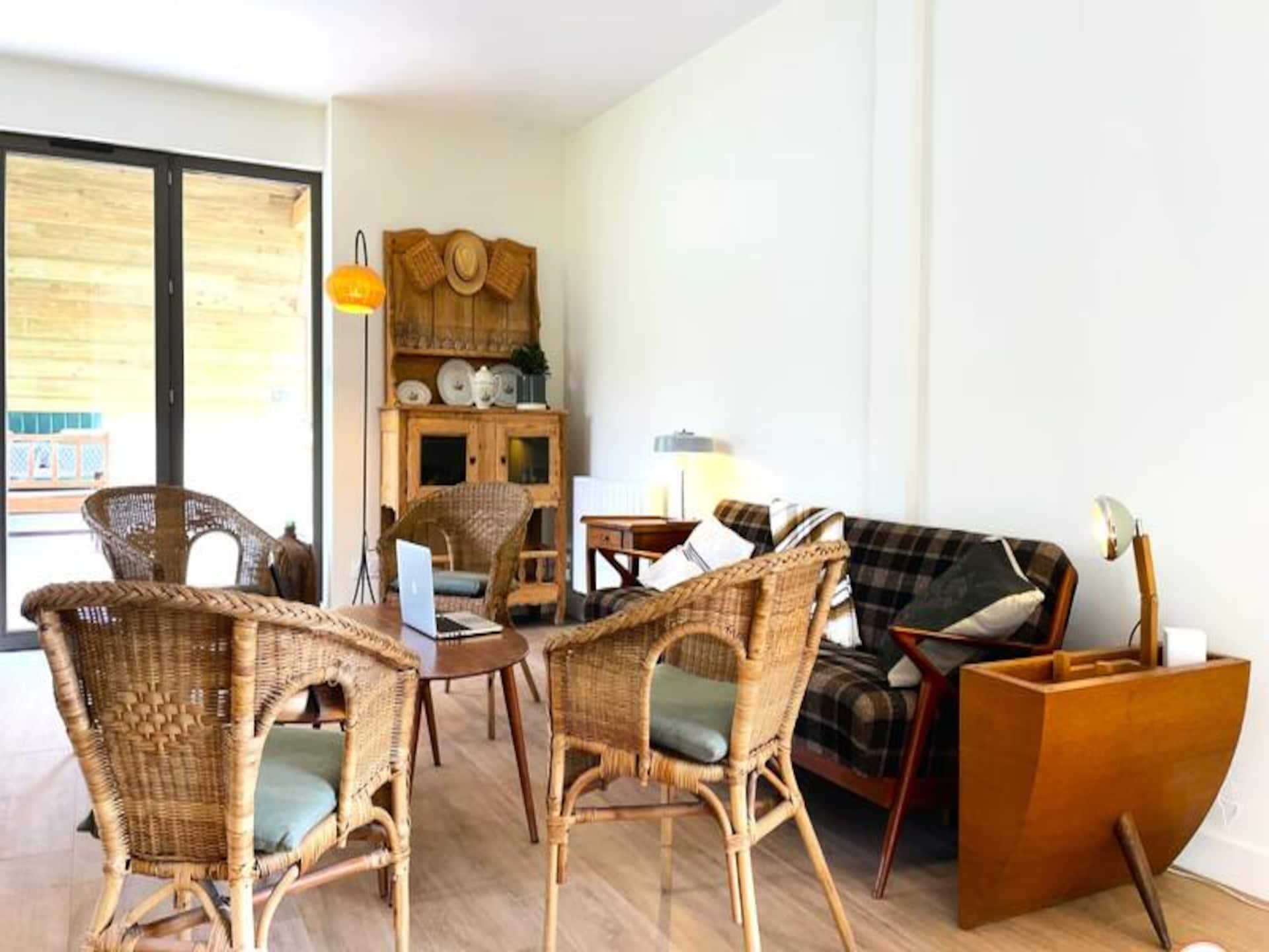 La Hulotte: Ruim appartement voor 6 in de Normandische campagne bij Pennedepie - foto 14