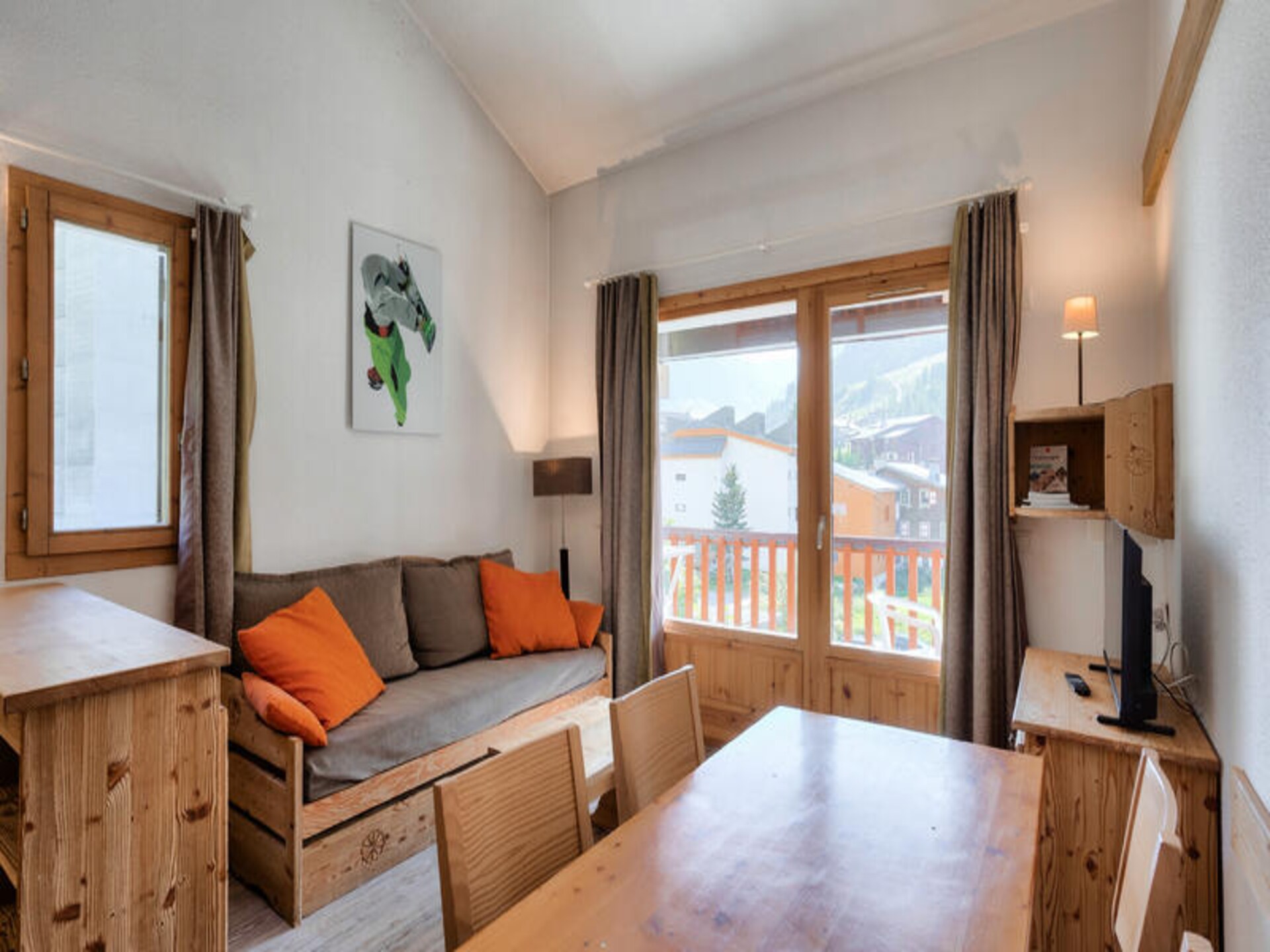 Knus appartement voor 5 personen in Val d'Isère, vlakbij de pistes - foto 9