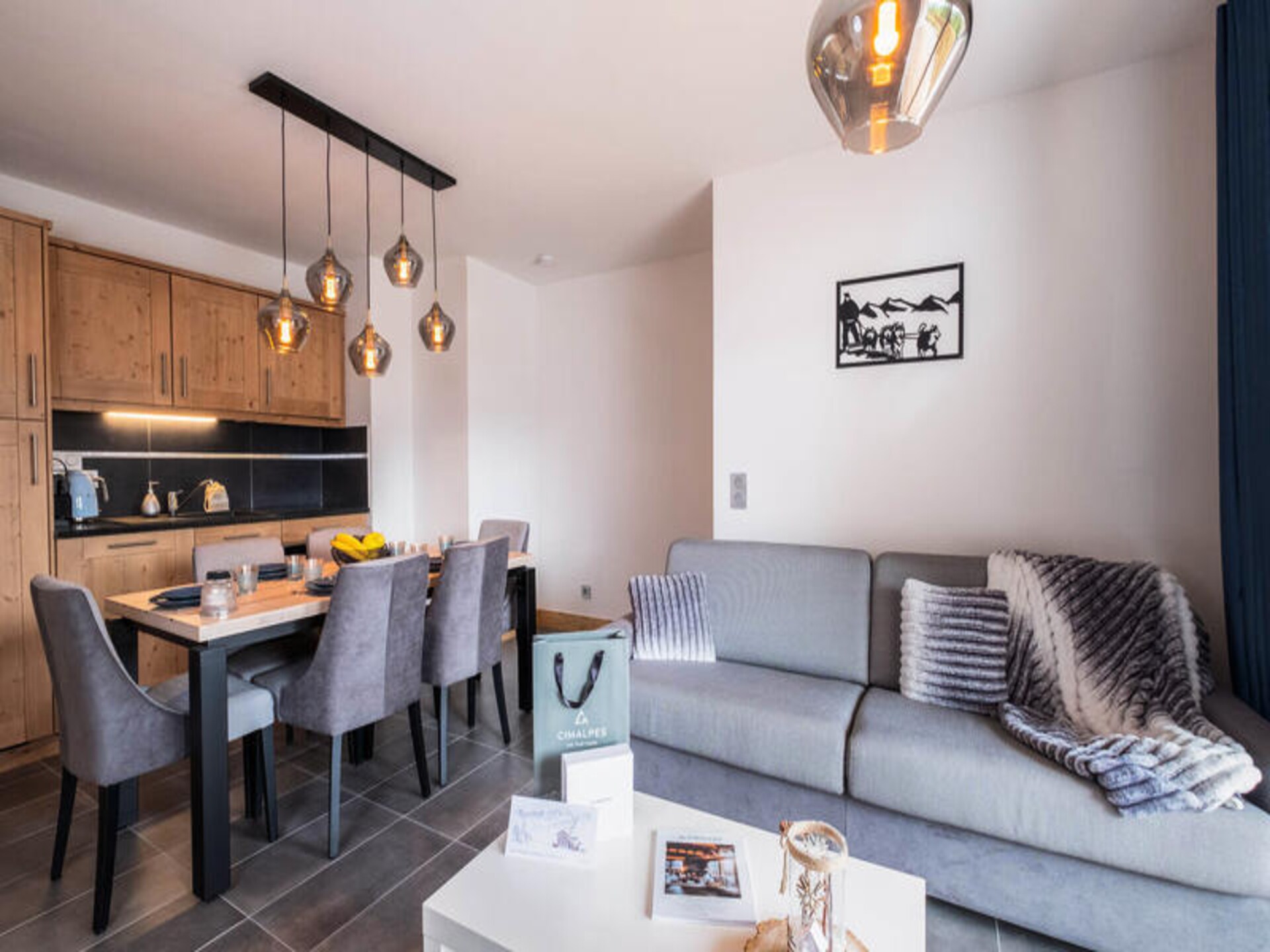 Ruim appartement voor 6 personen in het hart van Villard-sur-Doron - foto 7