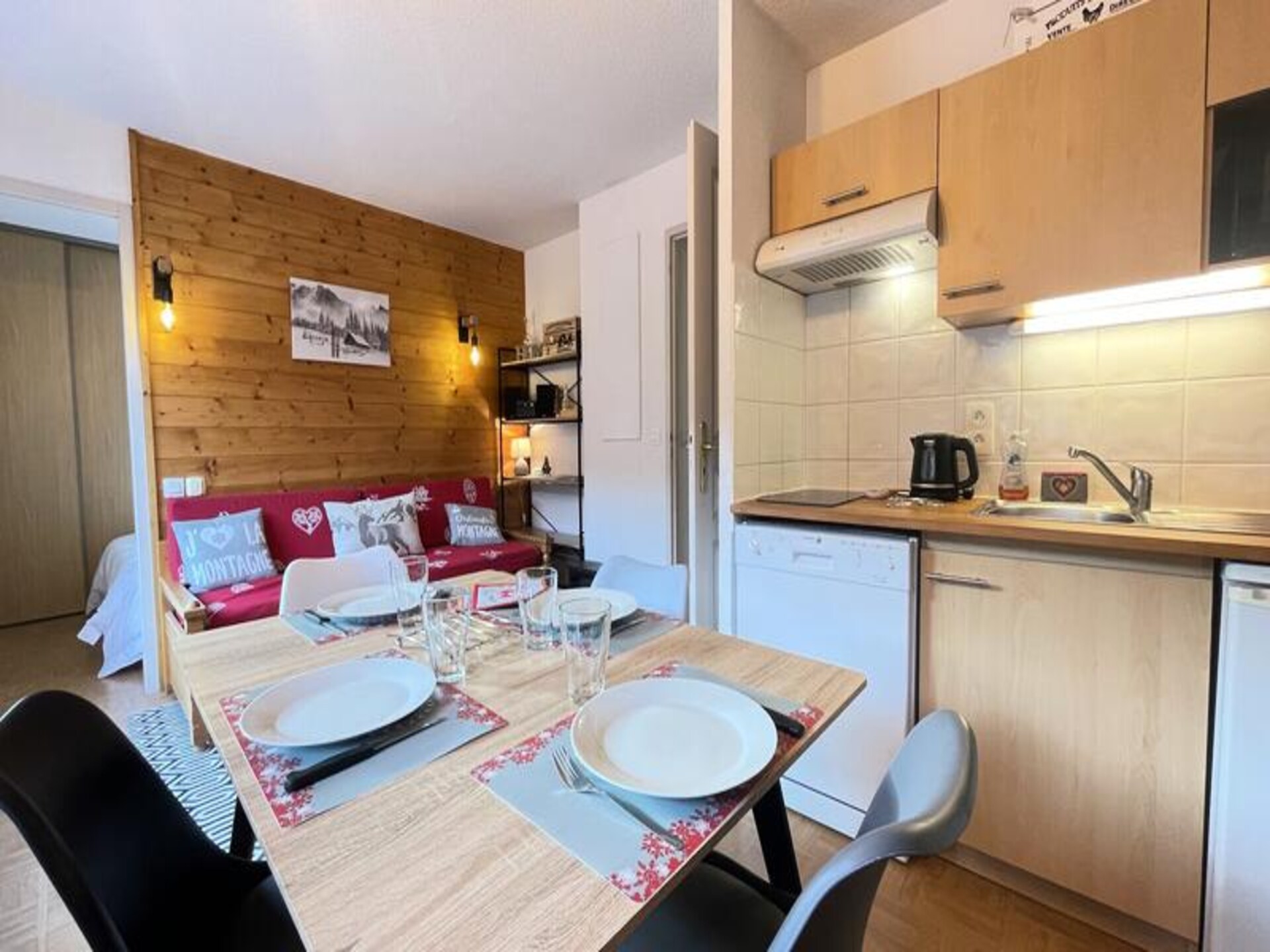 Knus appartement in Flumet, honden welkom, vlakbij de piste - foto 15