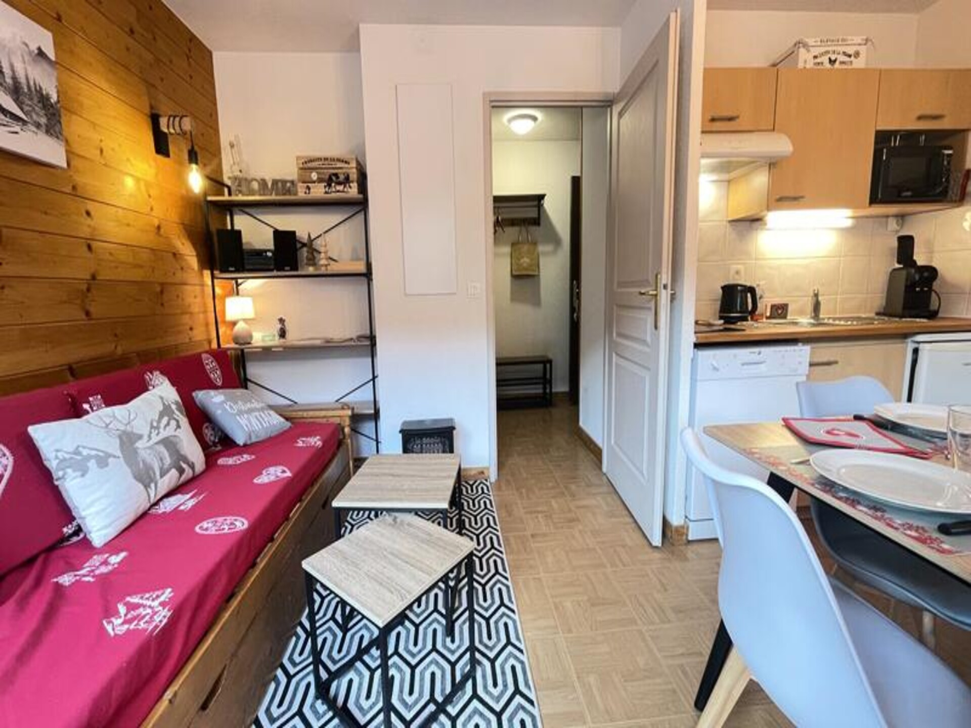 Knus appartement in Flumet, honden welkom, vlakbij de piste - foto 17