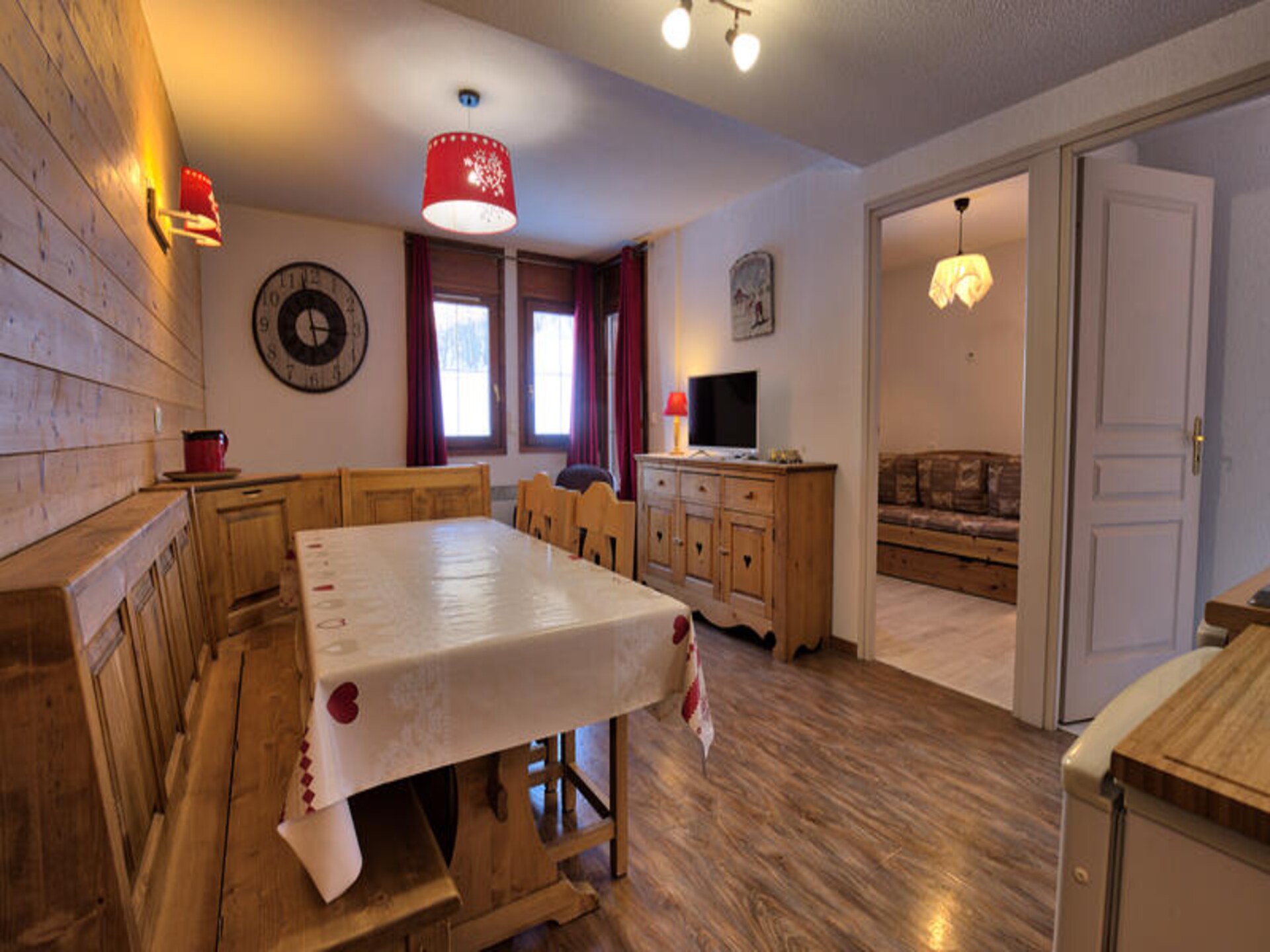 Gezellig appartement in Les Chalets Des Evettes, Flumet - 6 pers. - foto 11