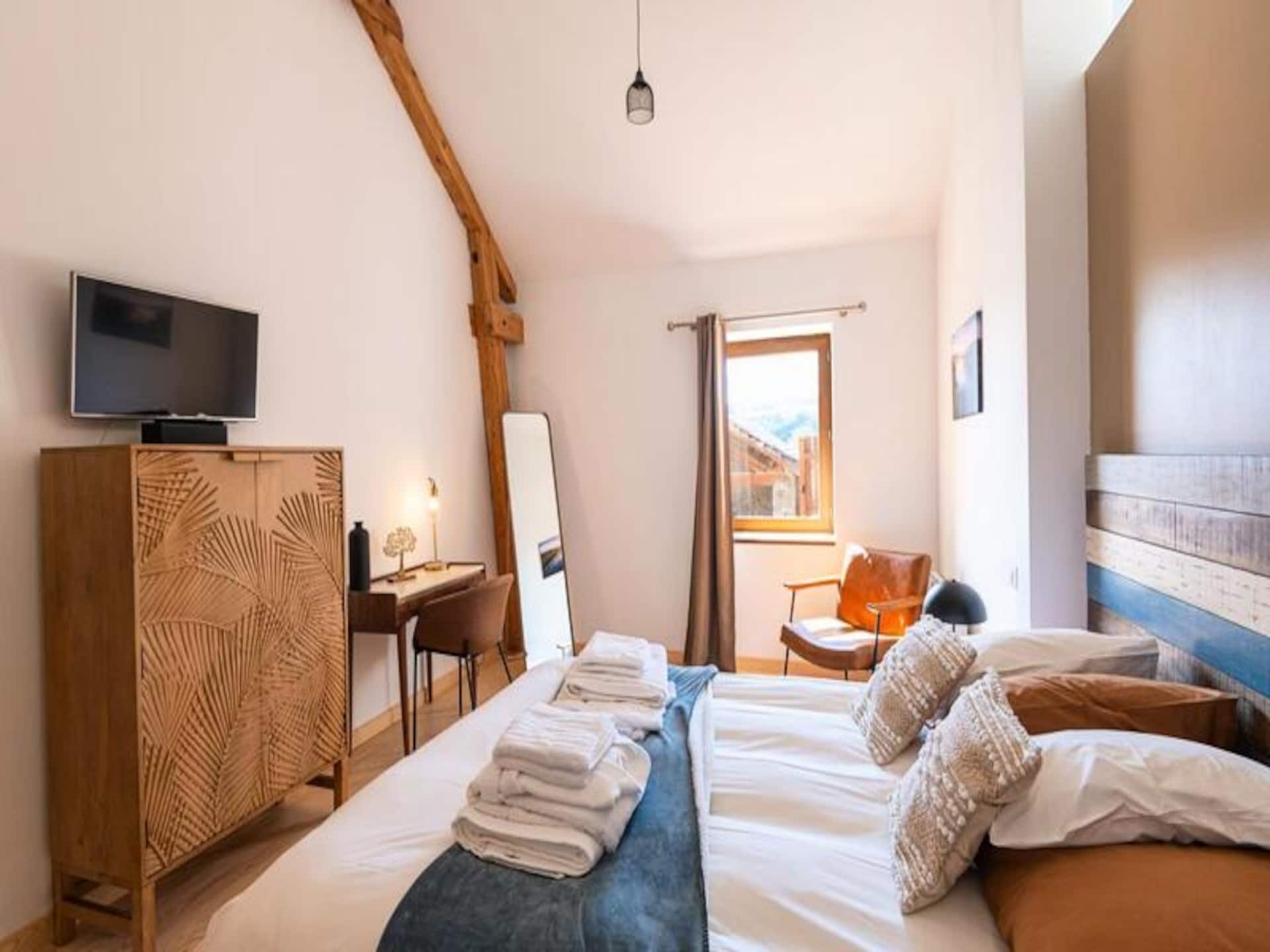Luxe appartement in Antrenas met jacuzzi, sauna en privétuin voor 6 personen - foto 38