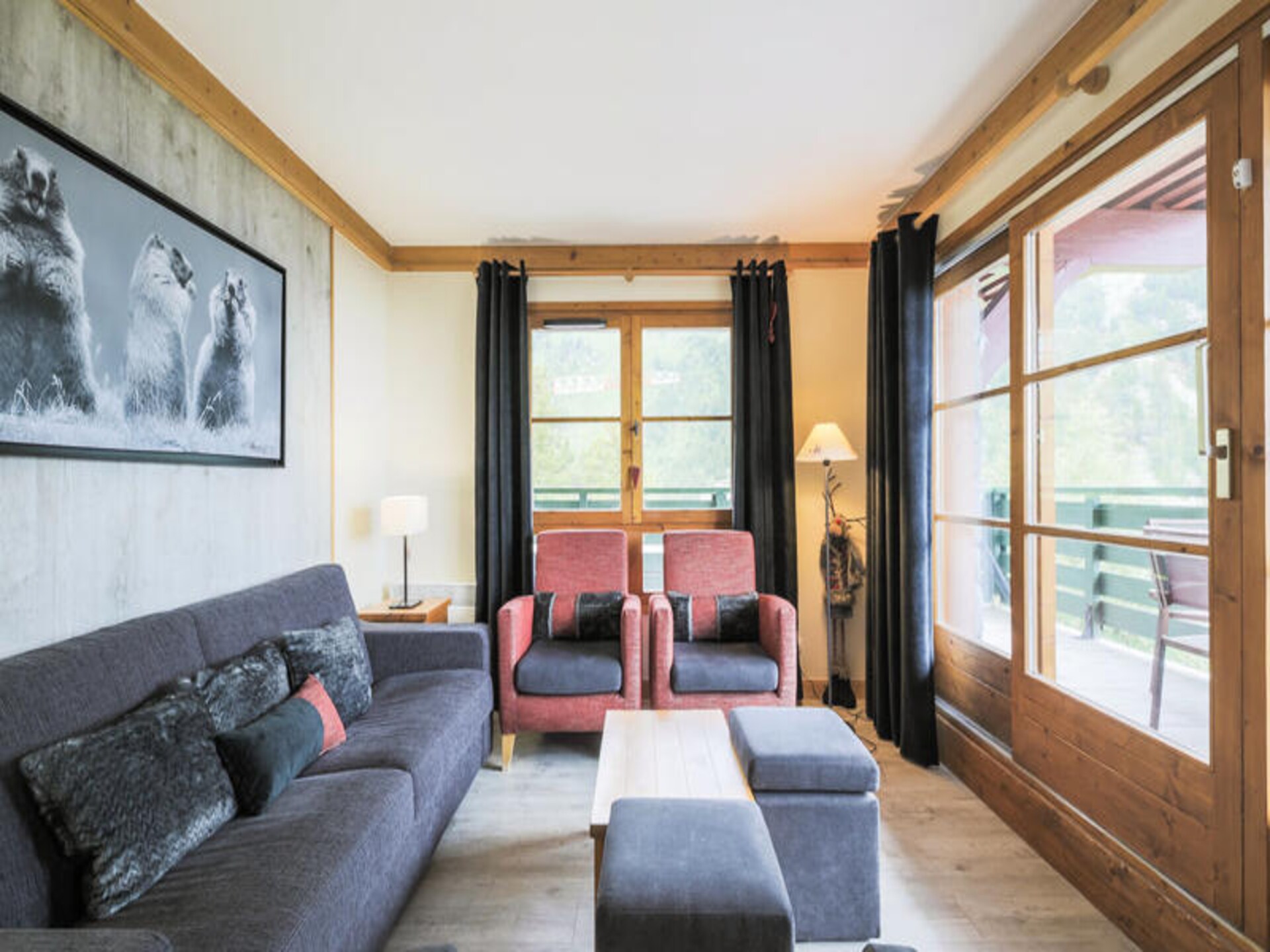 Résidence Les Arcs 1950 Le Village: ruim appartement voor 8 aan de piste - foto 17
