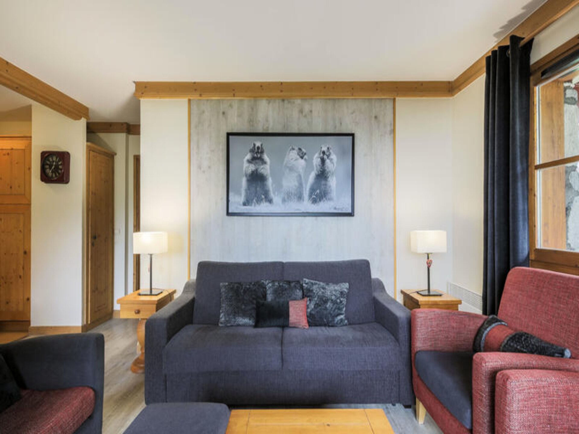Résidence Les Arcs 1950 Le Village: ruim appartement voor 8 aan de piste - foto 19