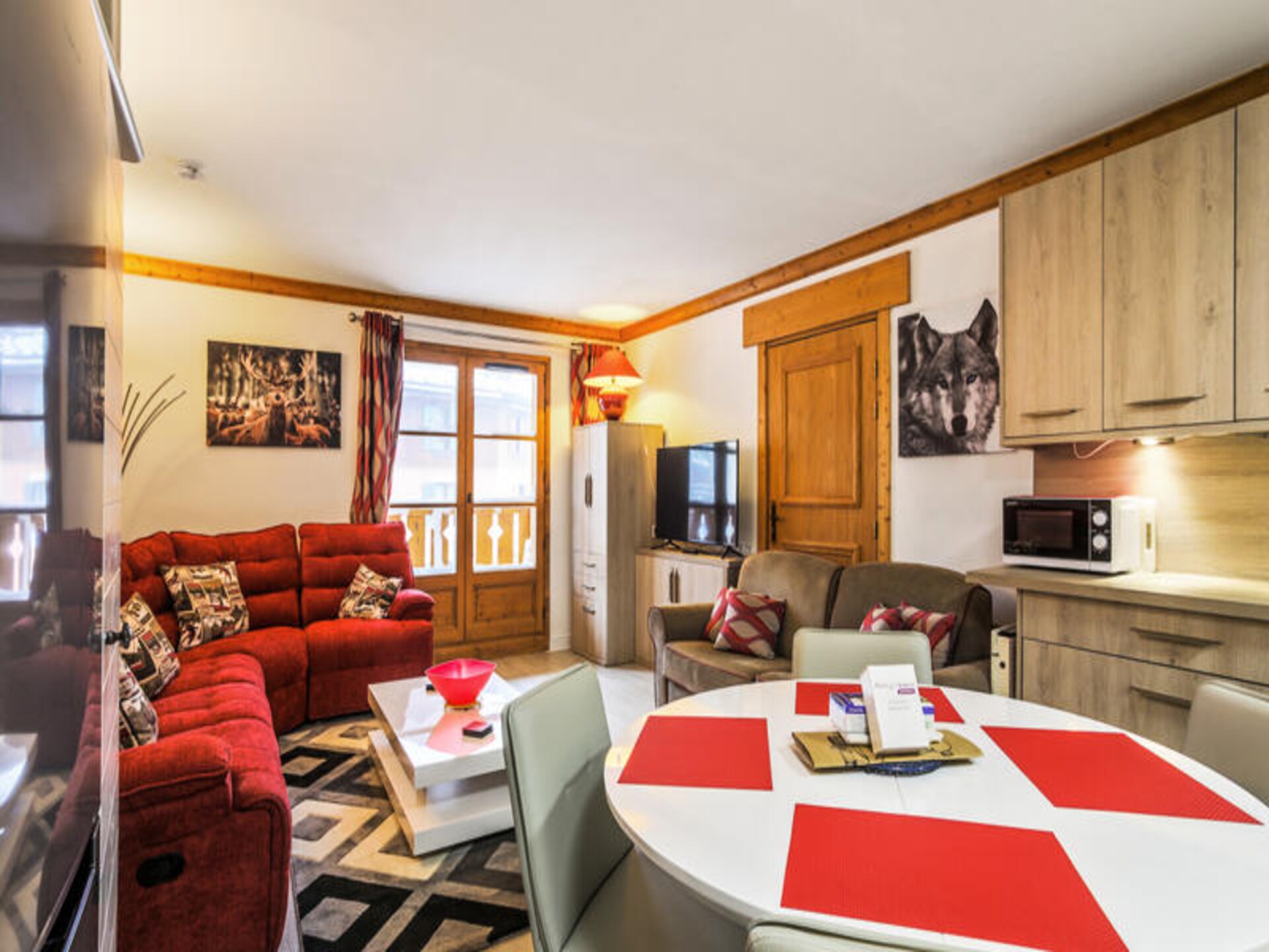 Résidence Arc 1950 Le Village: Appartement 4p met balkon en wellness - foto 18
