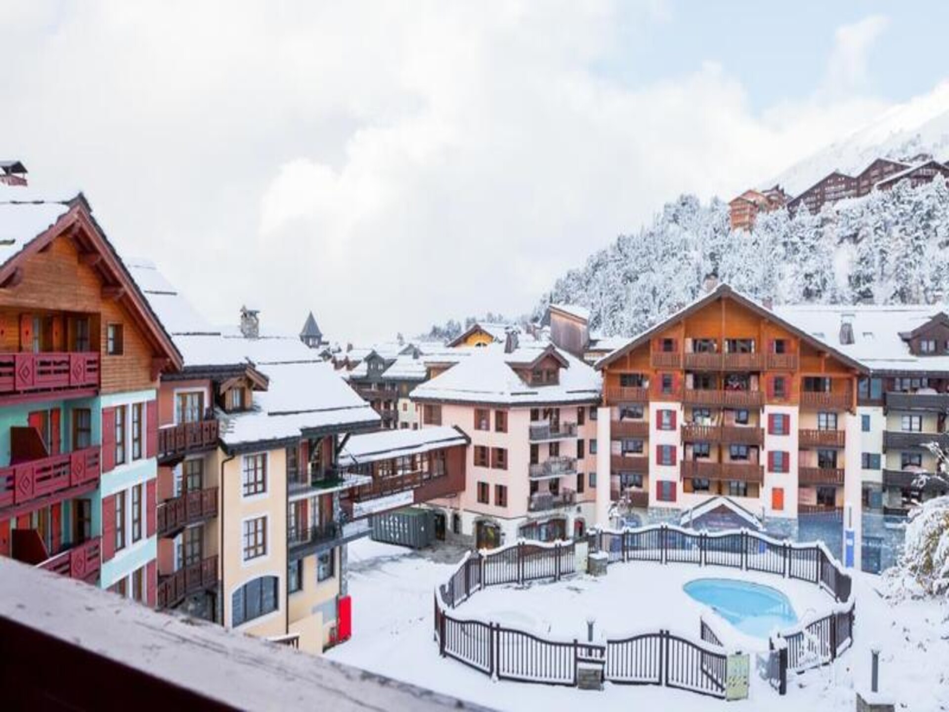 Knus appartement op de piste in Arc 1950 met wellness en uitzicht - foto 29