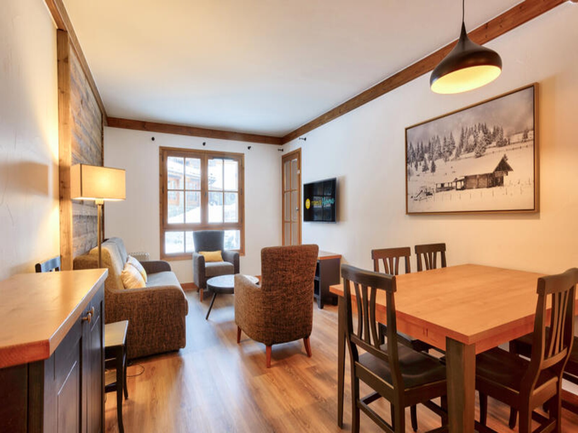 Appartement Arc 1950: Ski-in, ski-out met zwembad en balkon voor 6 personen - foto 19