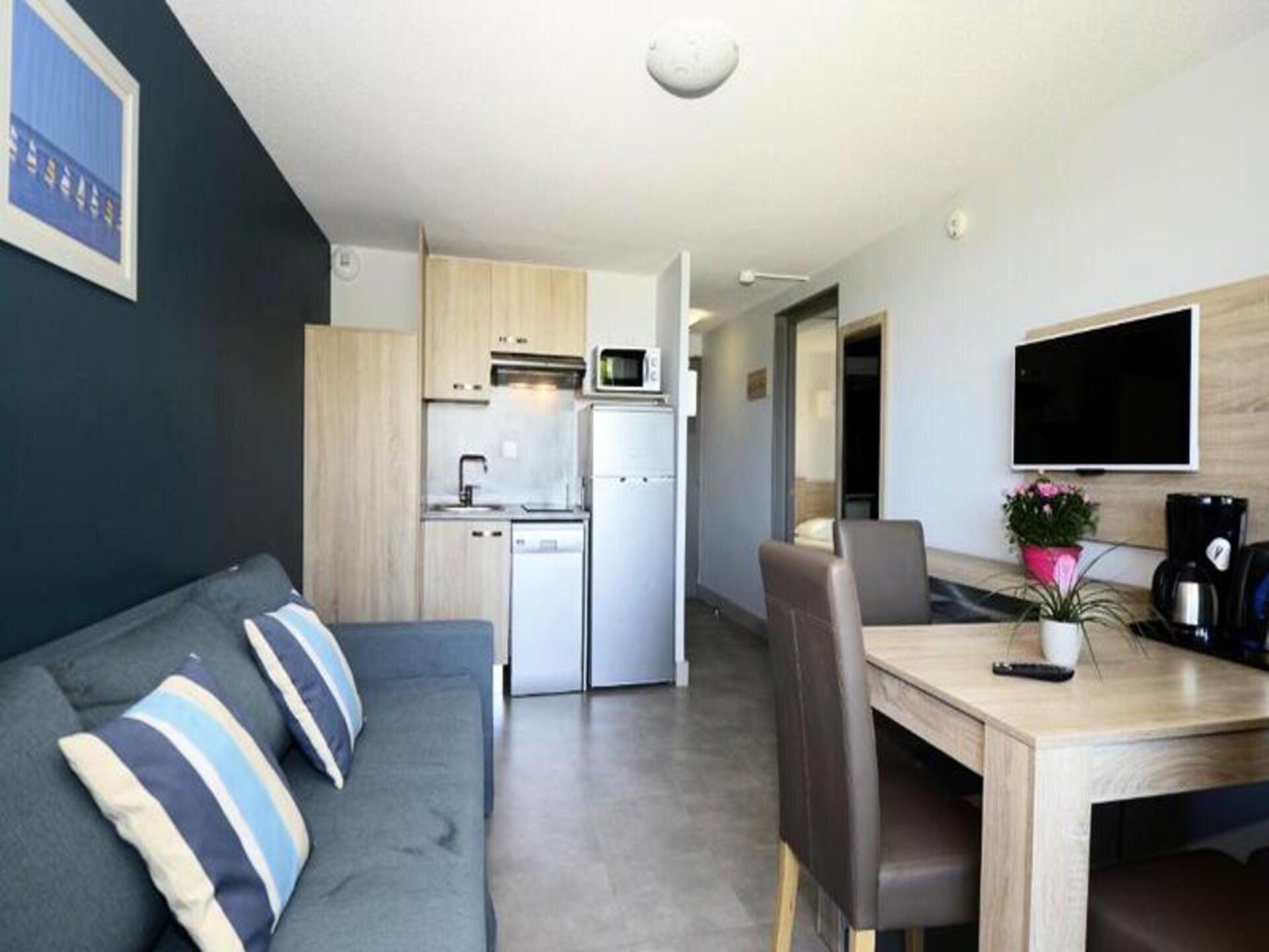 Ruim appartement voor 6 bij strand en thermen in Balaruc-les-Bains - foto 11
