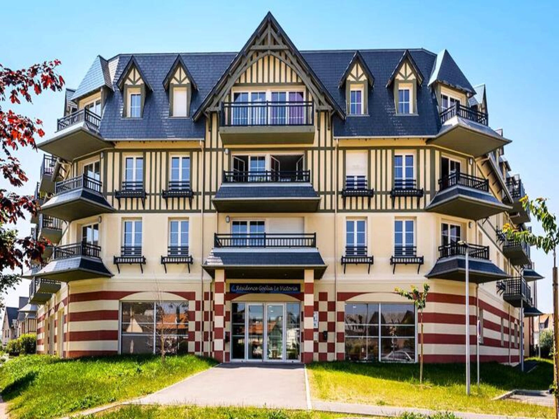 Appartement 6p nabij strand Blonville-sur-Mer met zwembad & wellness - foto 7
