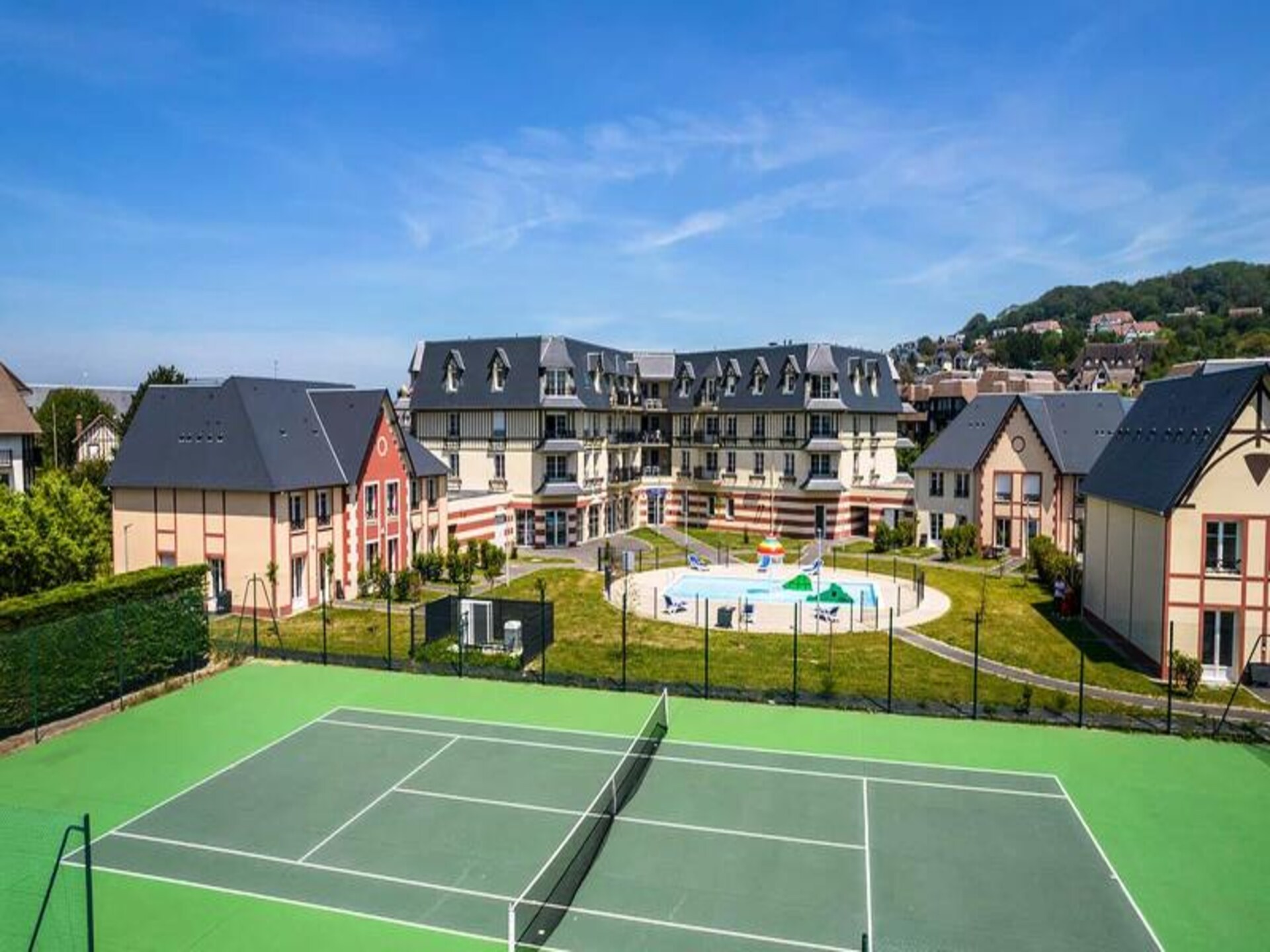Appartement 6p nabij strand Blonville-sur-Mer met zwembad & wellness - foto 10