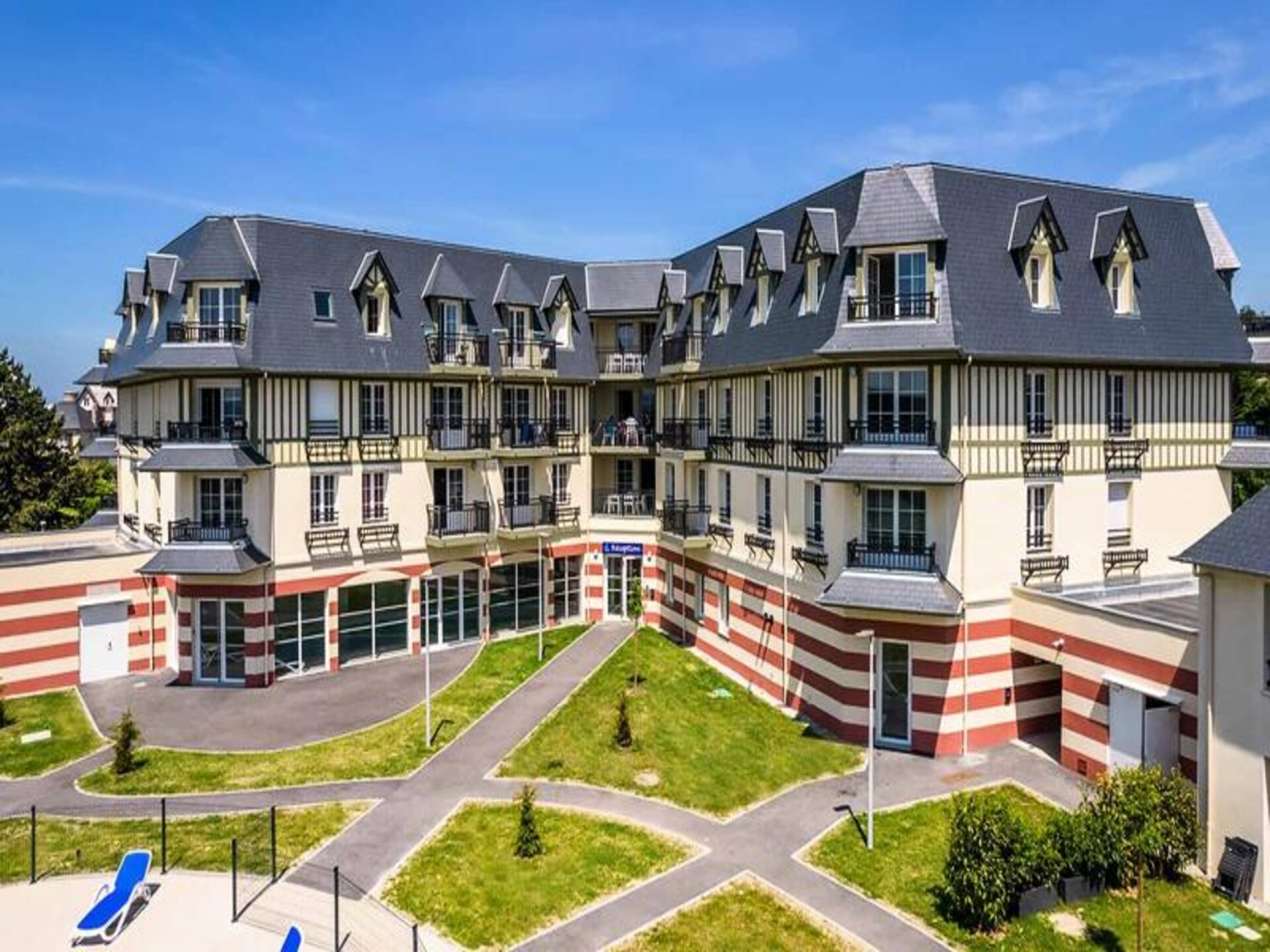 Appartement 6p nabij strand Blonville-sur-Mer met zwembad & wellness - foto 14