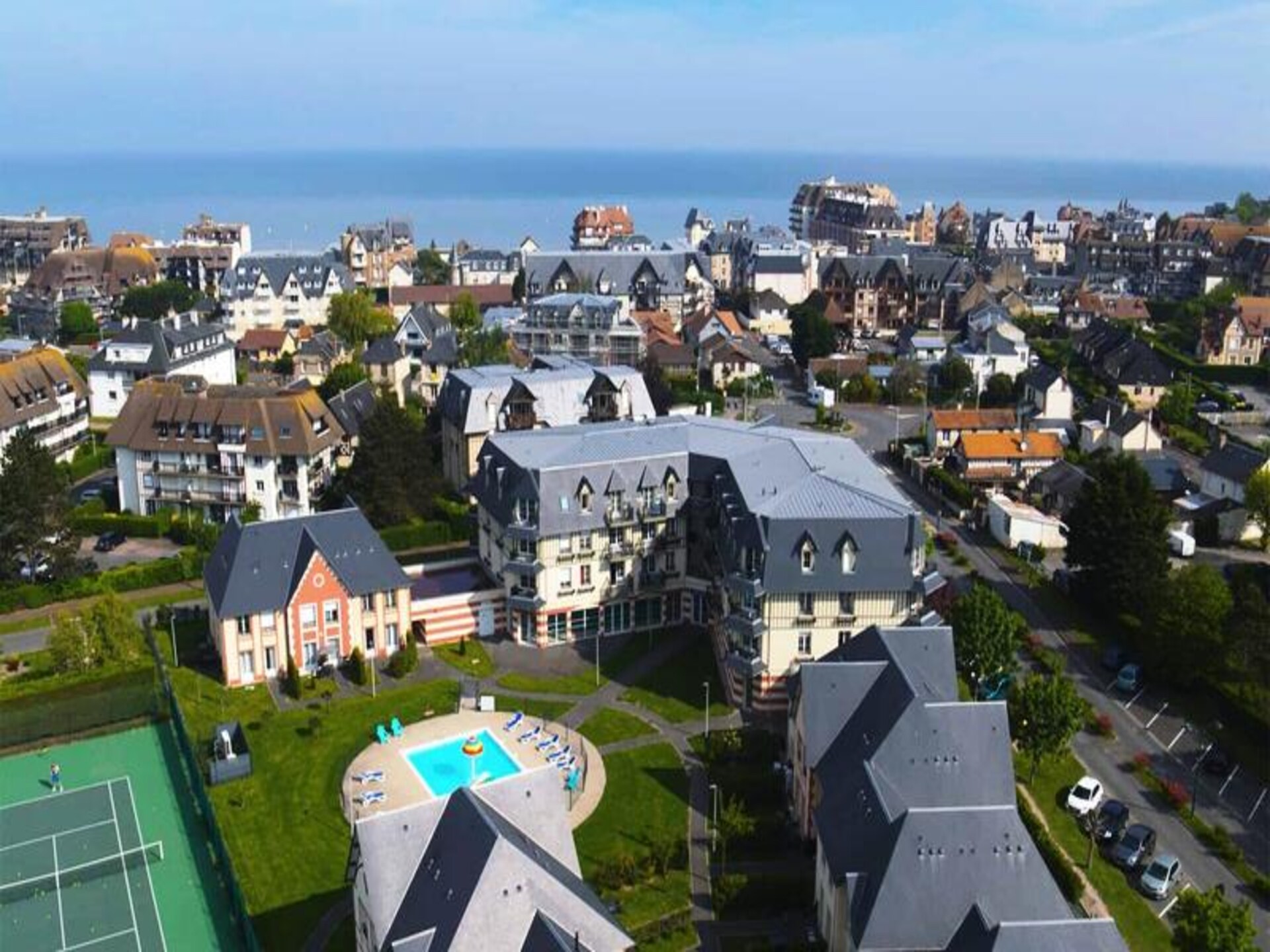 Appartement 6p nabij strand Blonville-sur-Mer met zwembad & wellness - foto 15